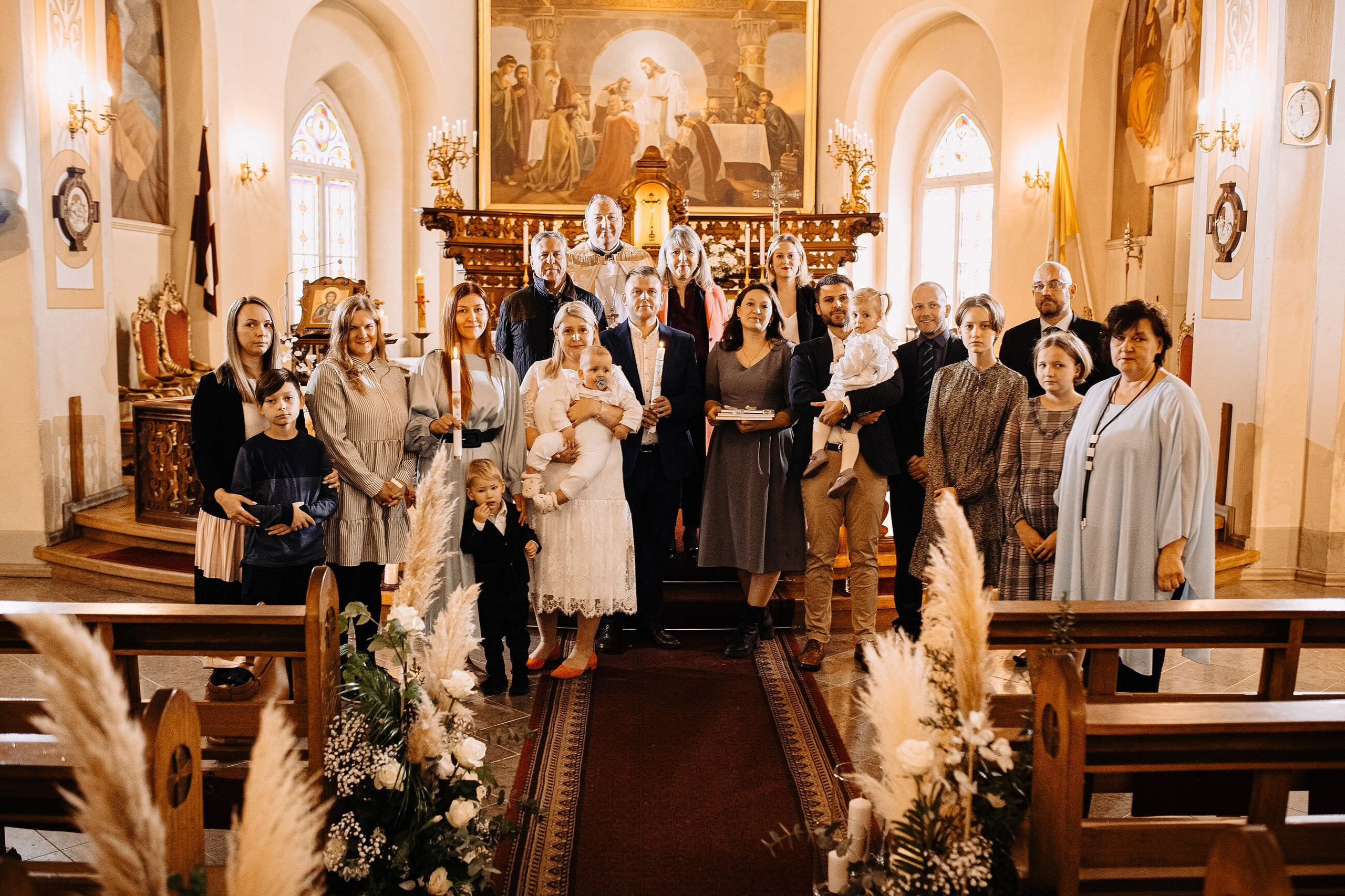 Kristību fotografēšana baznīcā