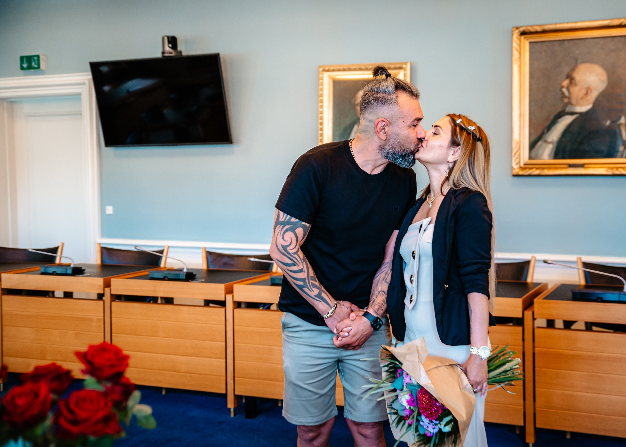 Cununie civilă în Randers. DanFotograf.dk