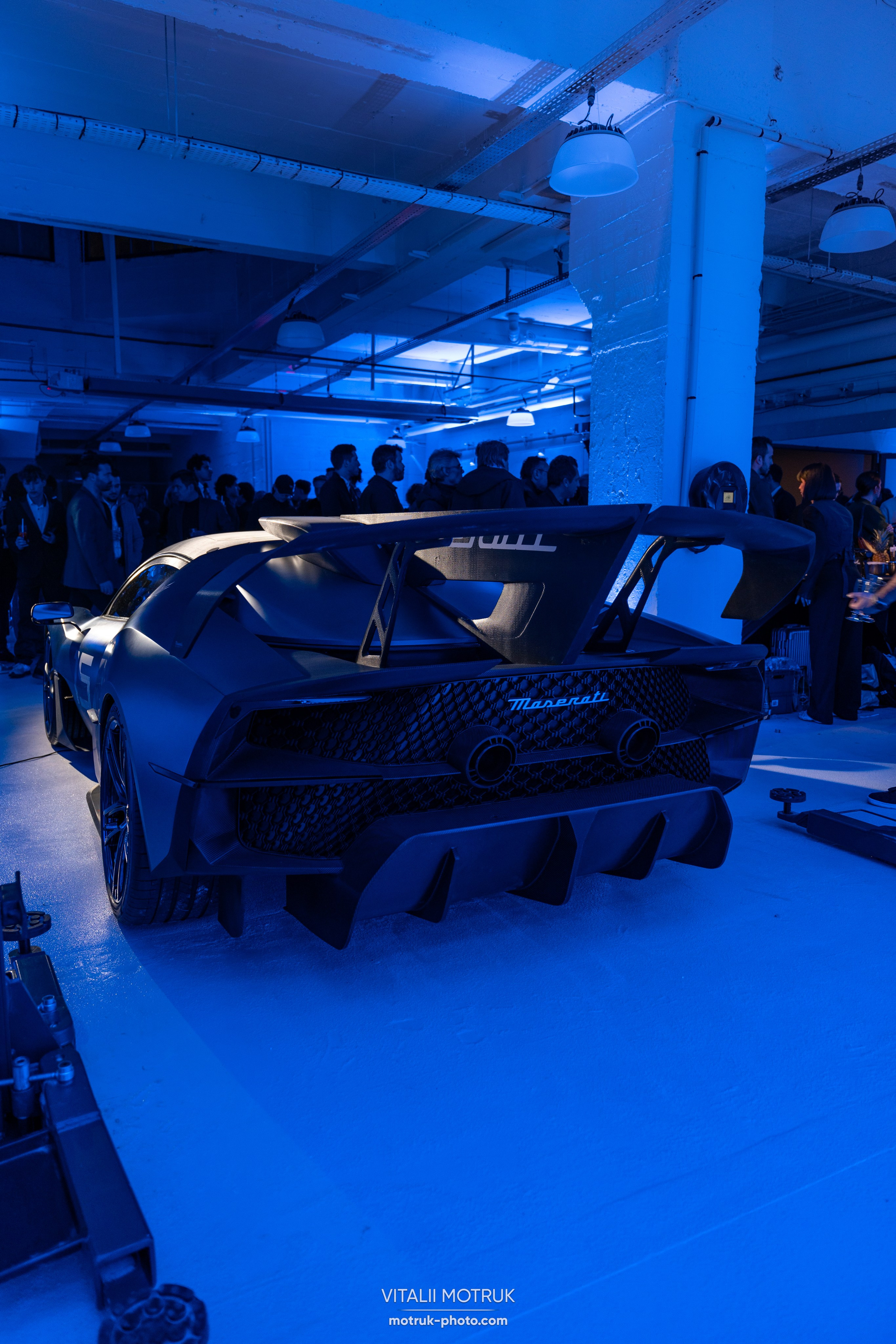 Maseratti Opening. Photographe de voitures à Paris — Vitalii Motruk