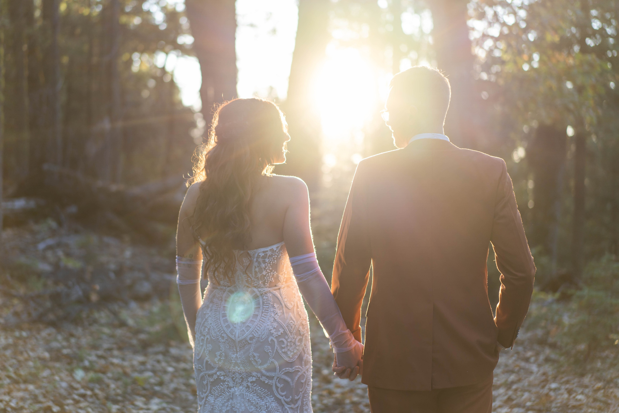Wedding in forest. Cinematic Wedding & Elopement Photography in Los Angeles | Inspired by Indie Film & Real Life