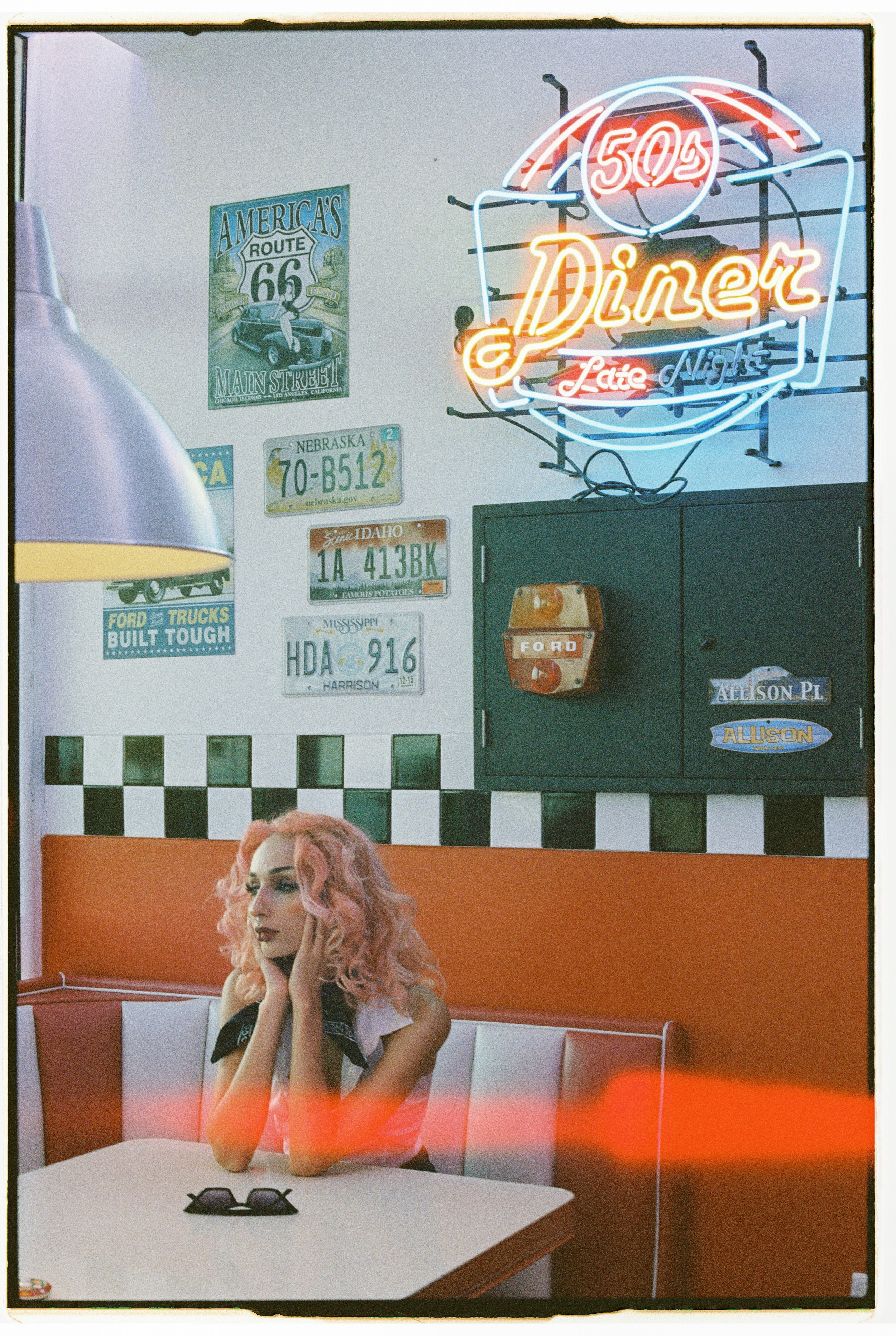 Adriana / CINESTILL 800T. Portrait photographer in Madeira — Marina Shtukina