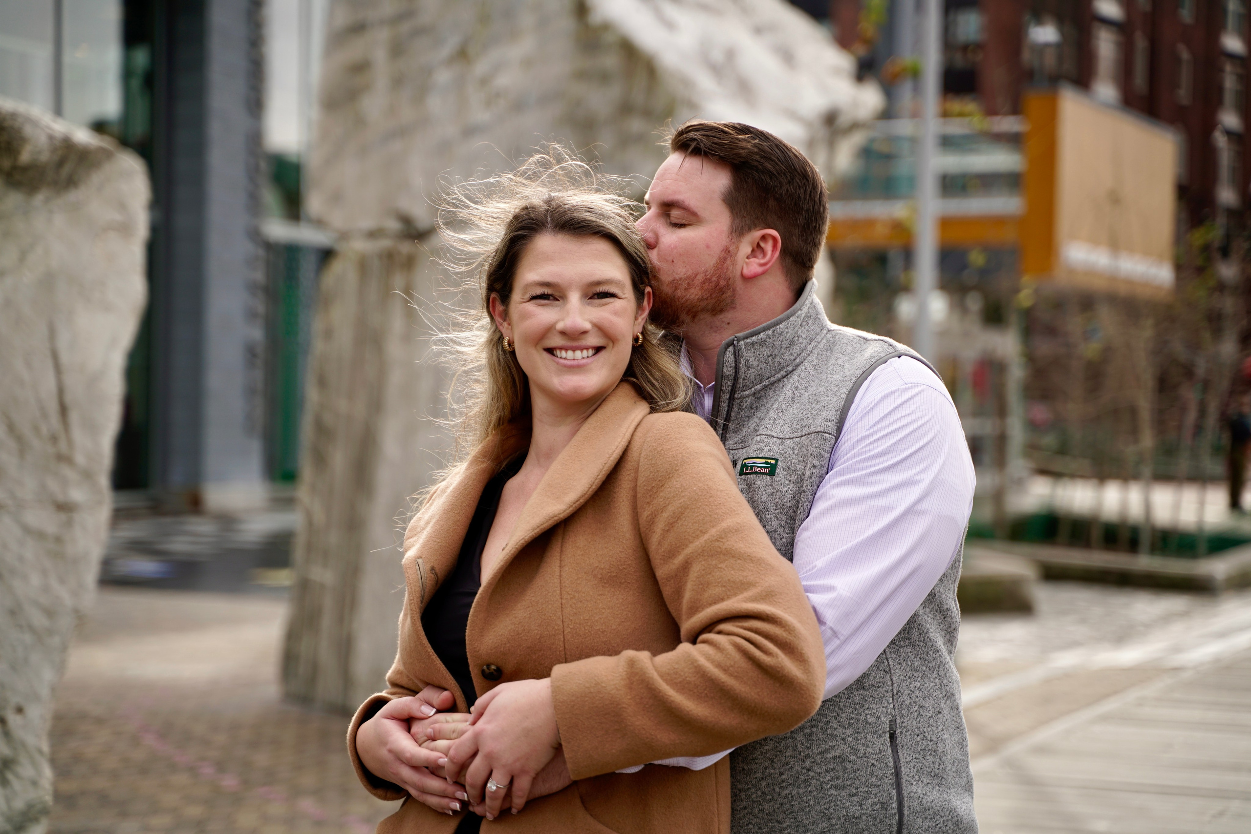 Charles and Helen at Seaport. Stefanovich Photography | Boston, MA