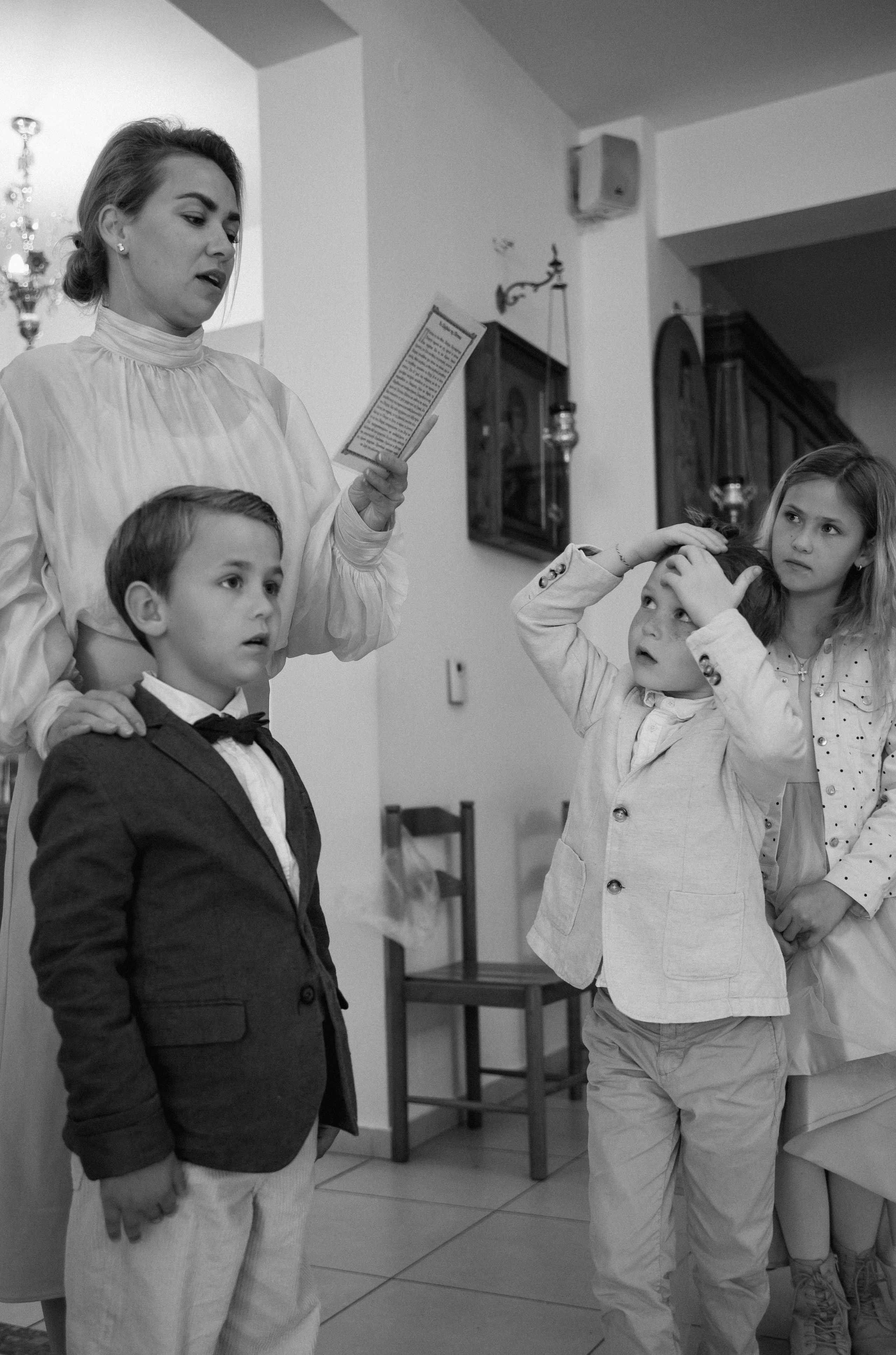 Baptism Mihail. Family, children, portrait, and event photography in Thessaloniki