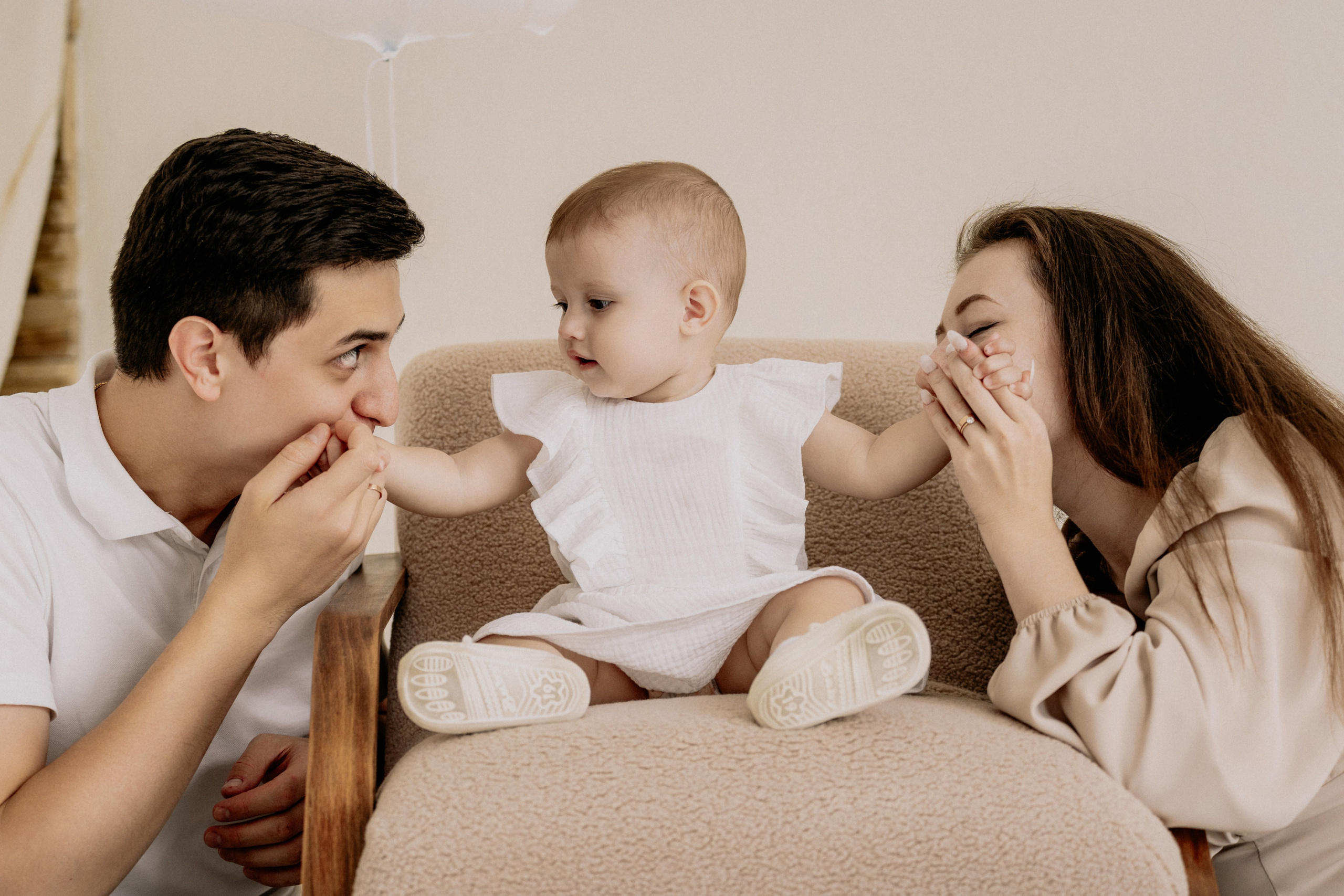 Yura, Irene and Ilona, 1st year at home. Wedding and family photographer and videographer PA, NJ, NY, DE, MD