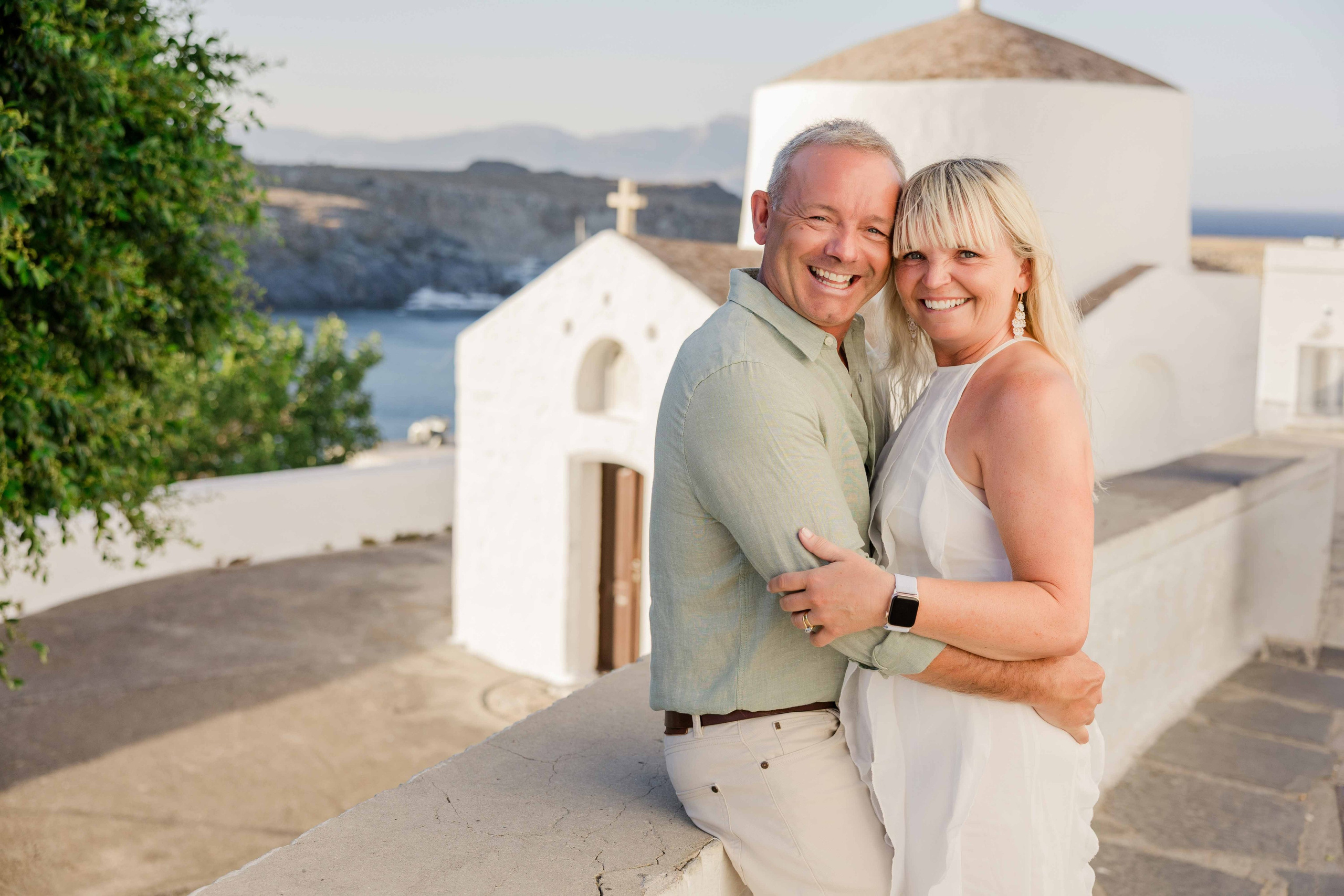 A walk to Lindos with Rob & Louise!. Photography in Rhodes