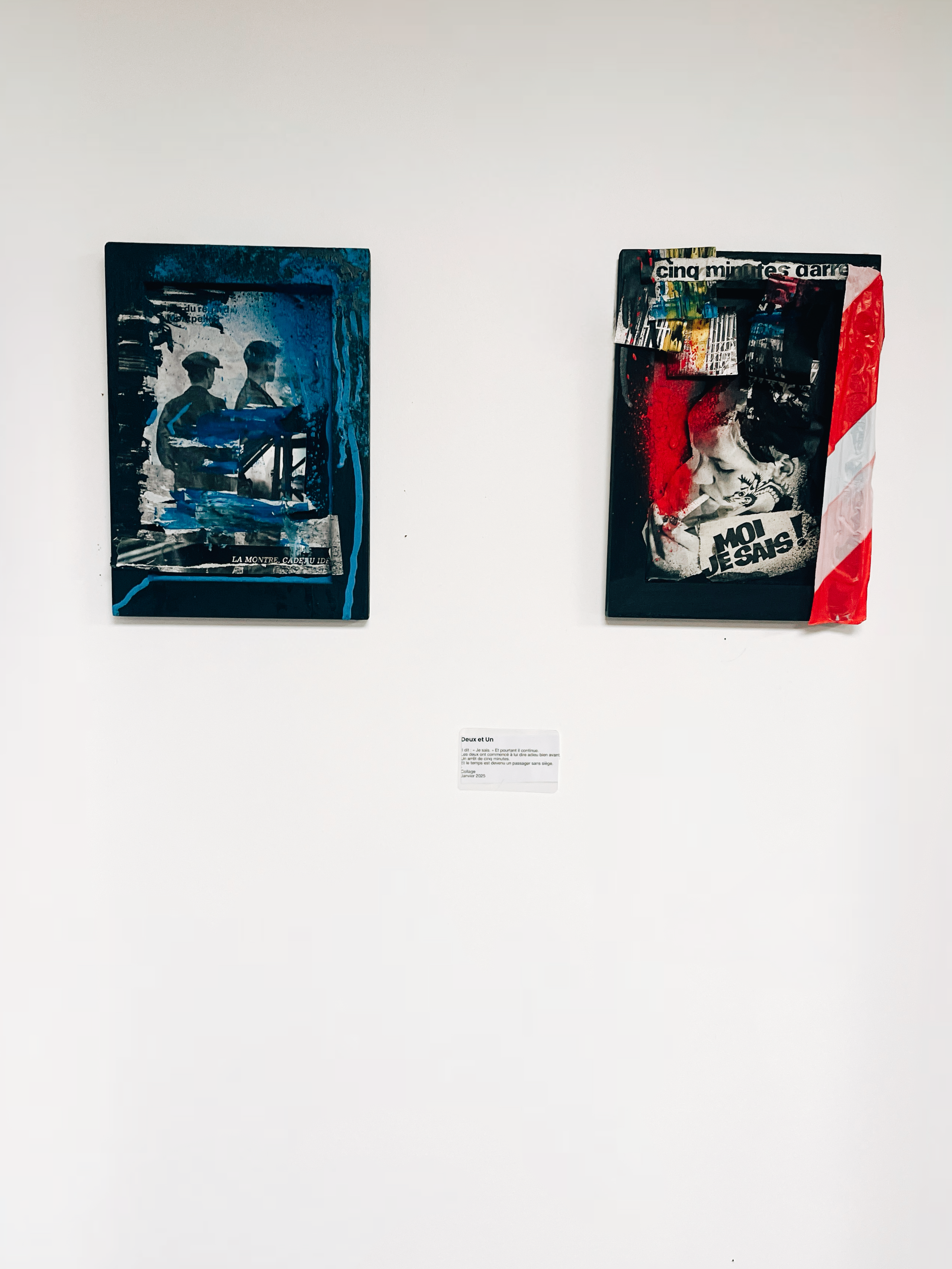 A solo exhibition “Five-Minute Stop”, Rita Salnikova. Rita Salnikova — Collage Artist and Visual Creator in Grenoble France