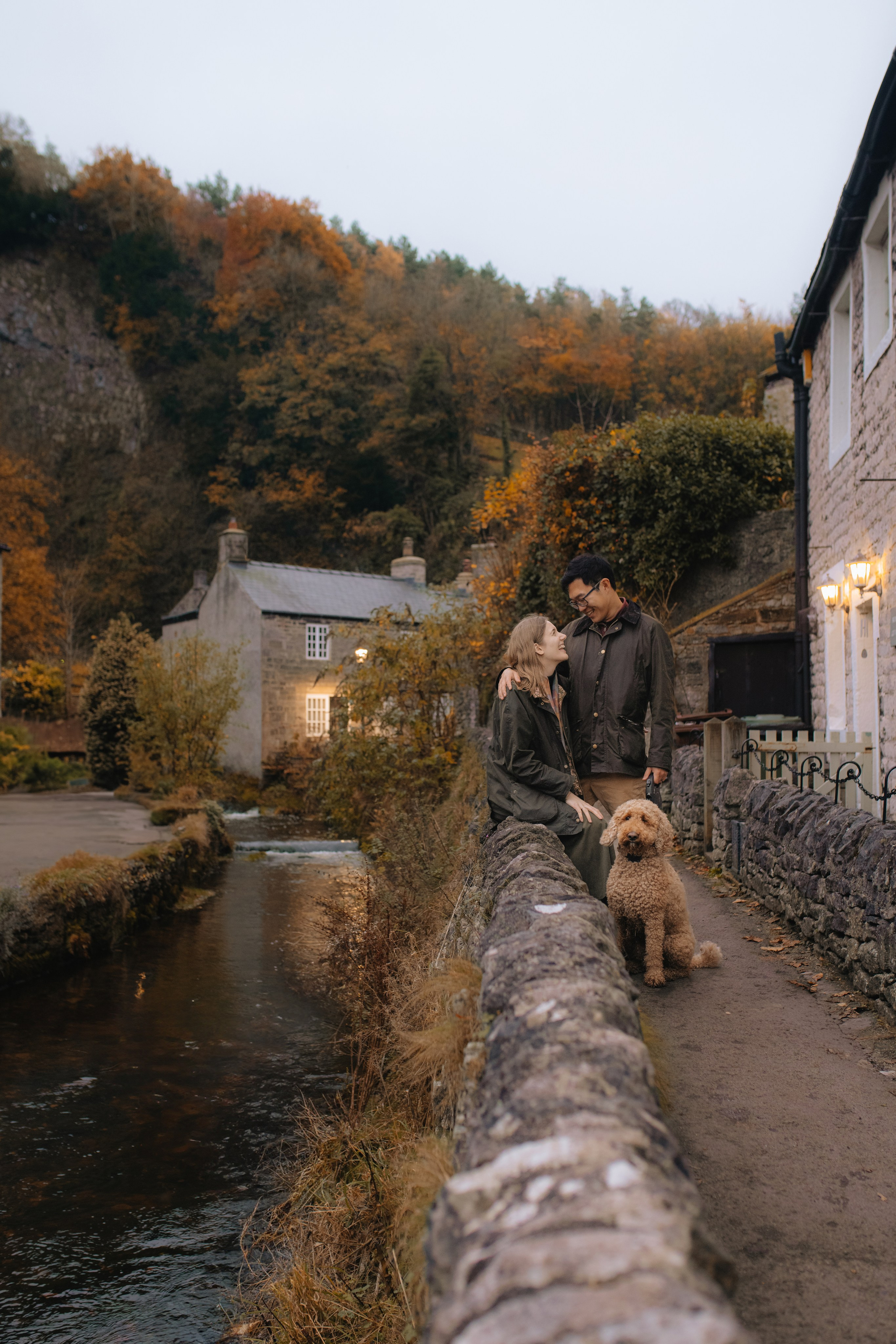 L & C in Peak District. Tania Gandrabur, photographer in West Midlands, England