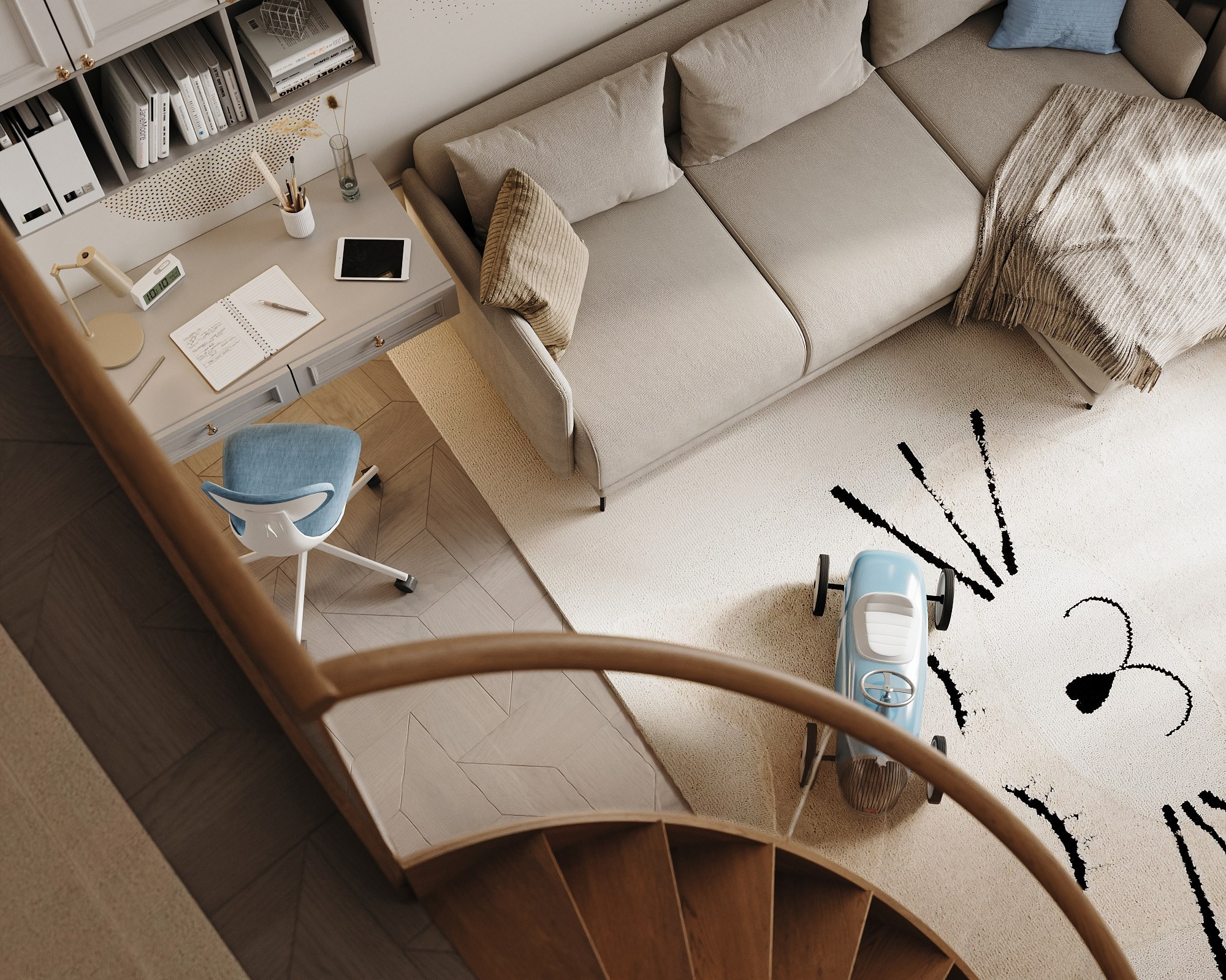 Спальня и детская в современном стиле. ROMAN VISUAL| СОЗДАНИЕ ВЫСОКОКАЧЕСТВЕННОЙ 3D-ВИЗУАЛИЗАЦИИ