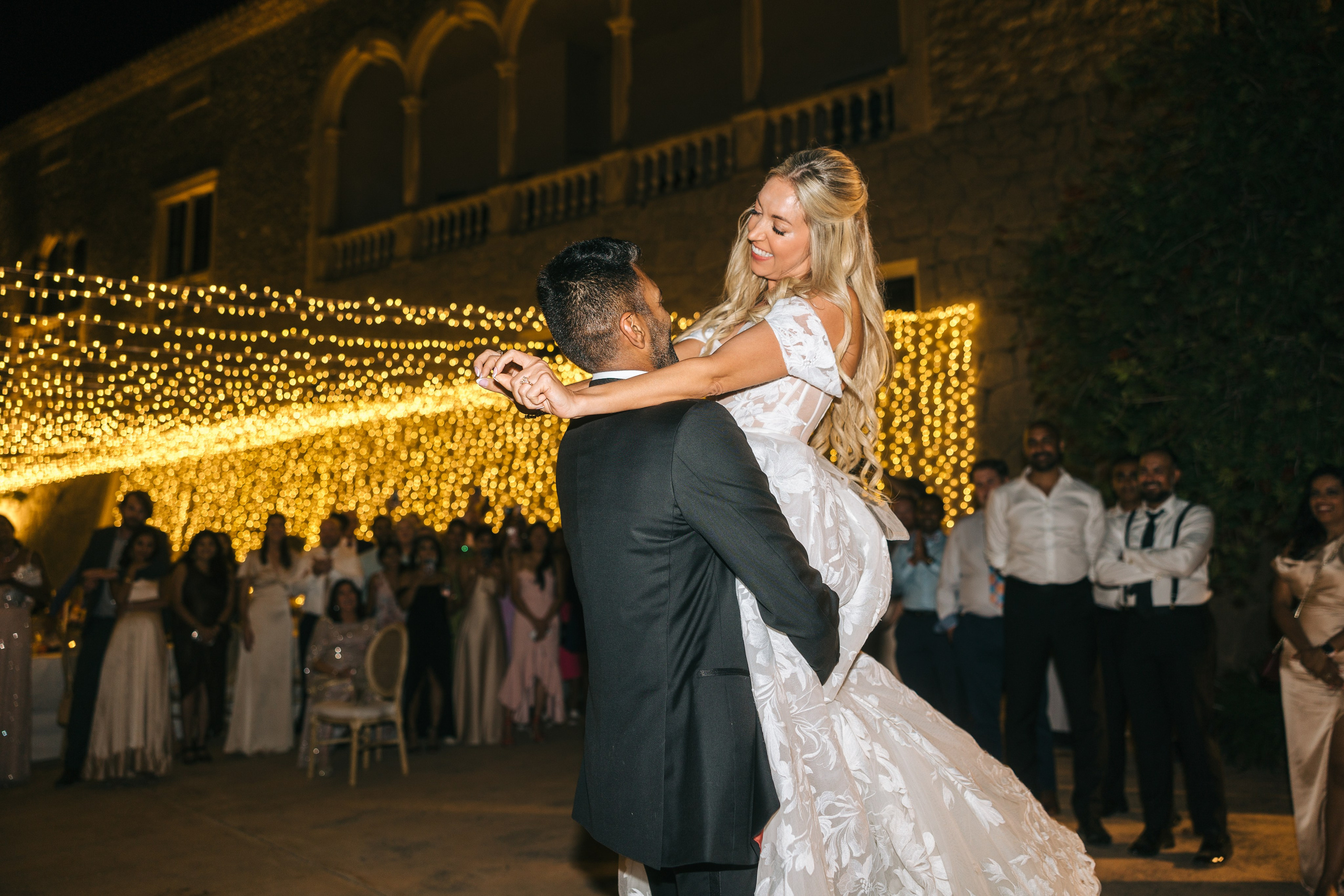 Mallorca venue Son Marroig for this LA Wedding Ceremony. Wedding Celebrant in Mallorca Iban Collin