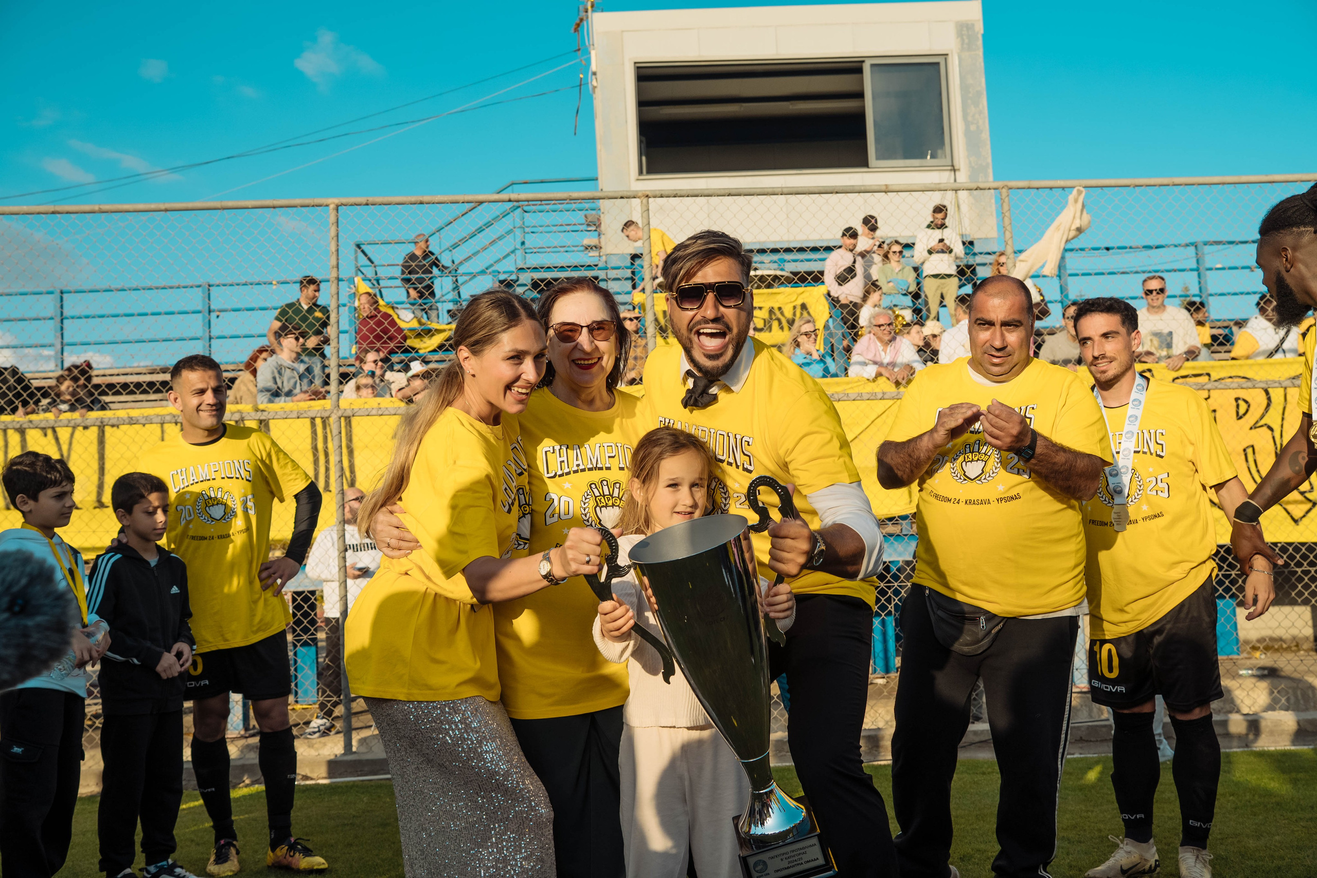 Football. Photographer in Cyprus