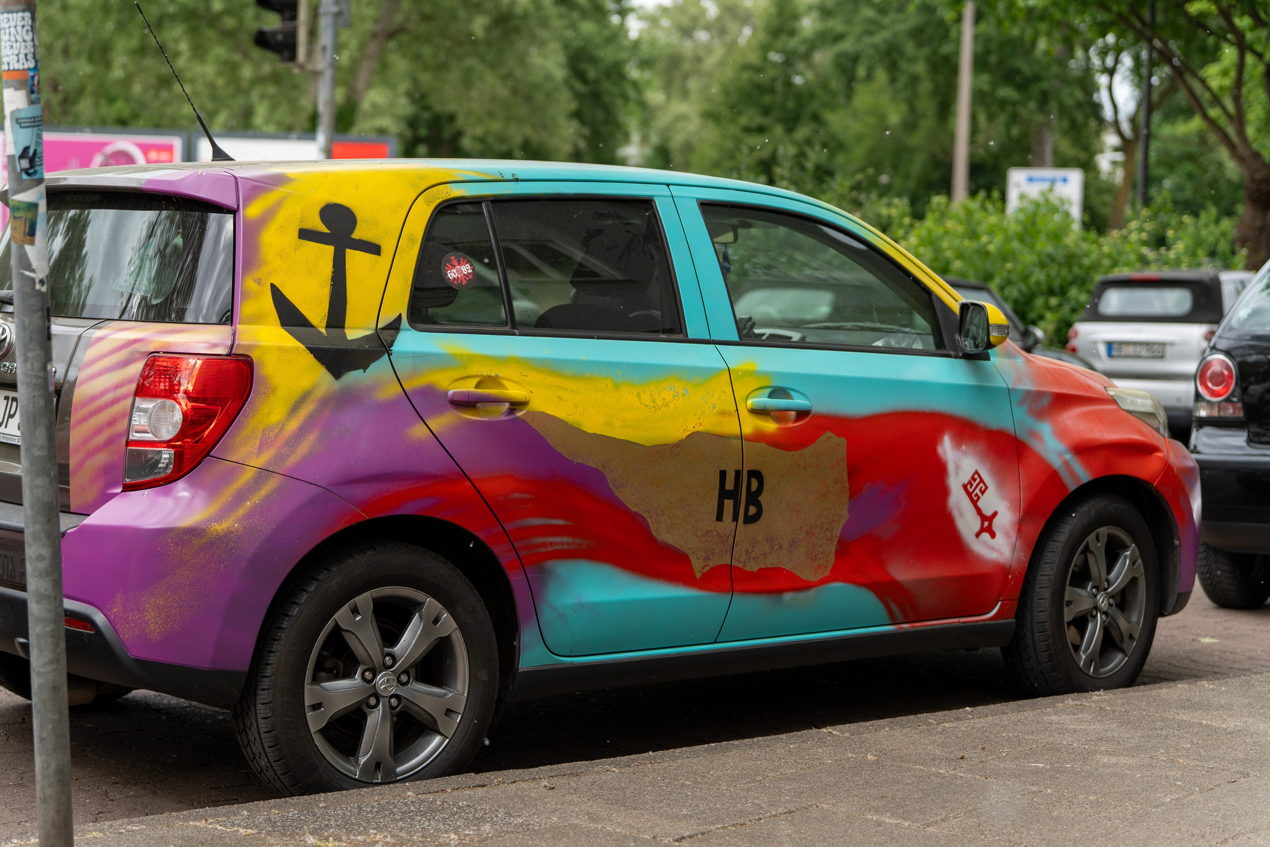 A little bit of street in Bremen #1. URBANSTREETFILES.ART