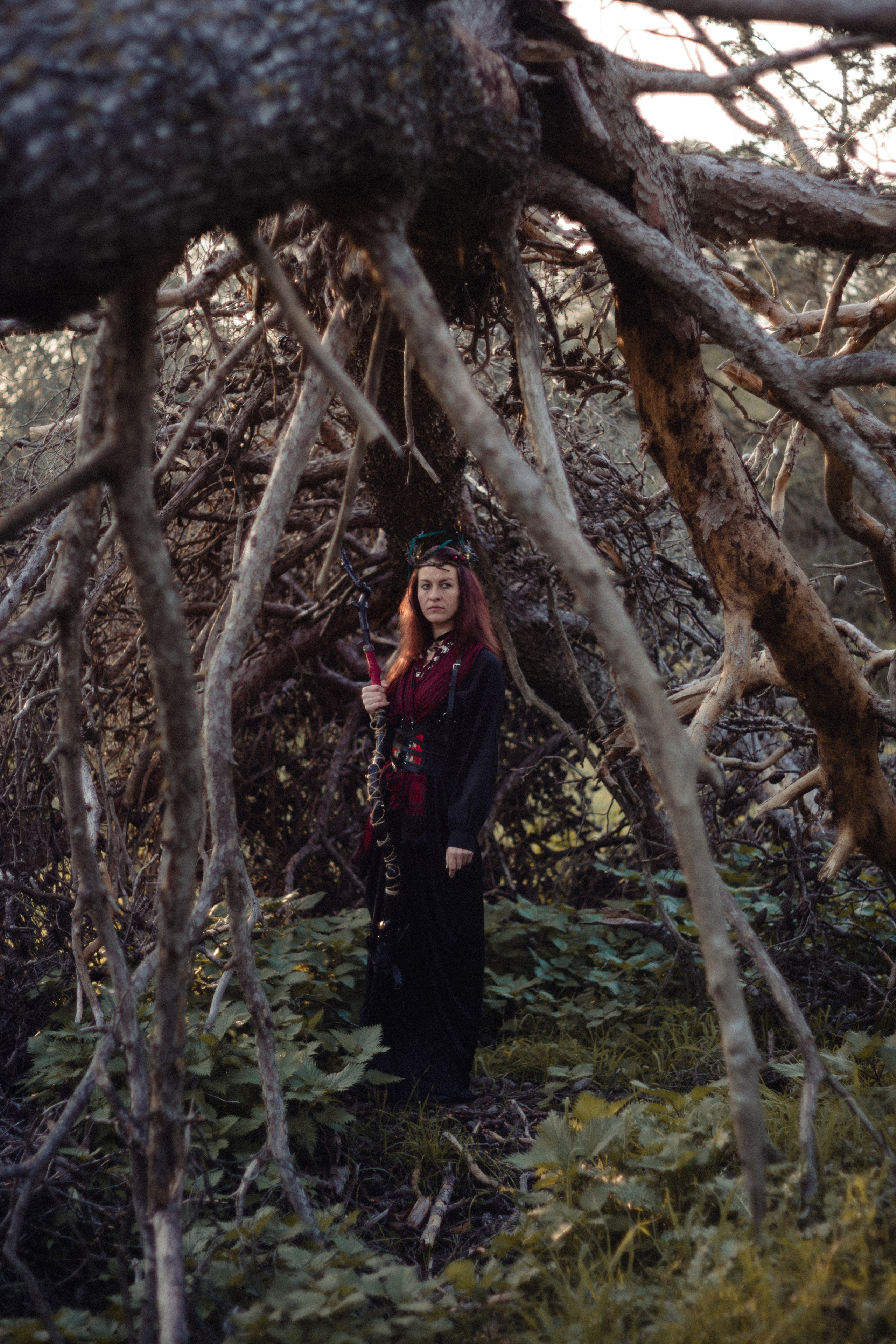 Vasilisa the Beatiful and Baba yaga. Photographer in Greece Kristina