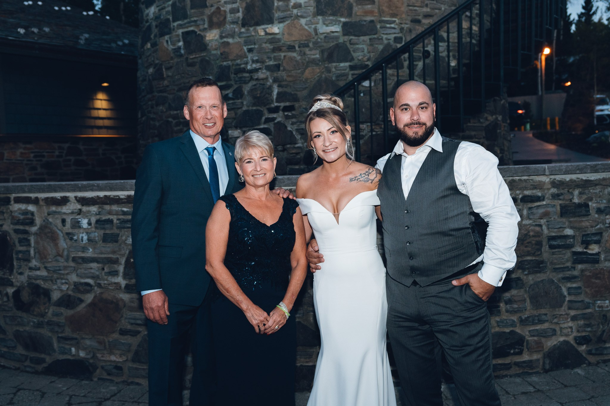 Wedding in a Bragg Creek, Alberta