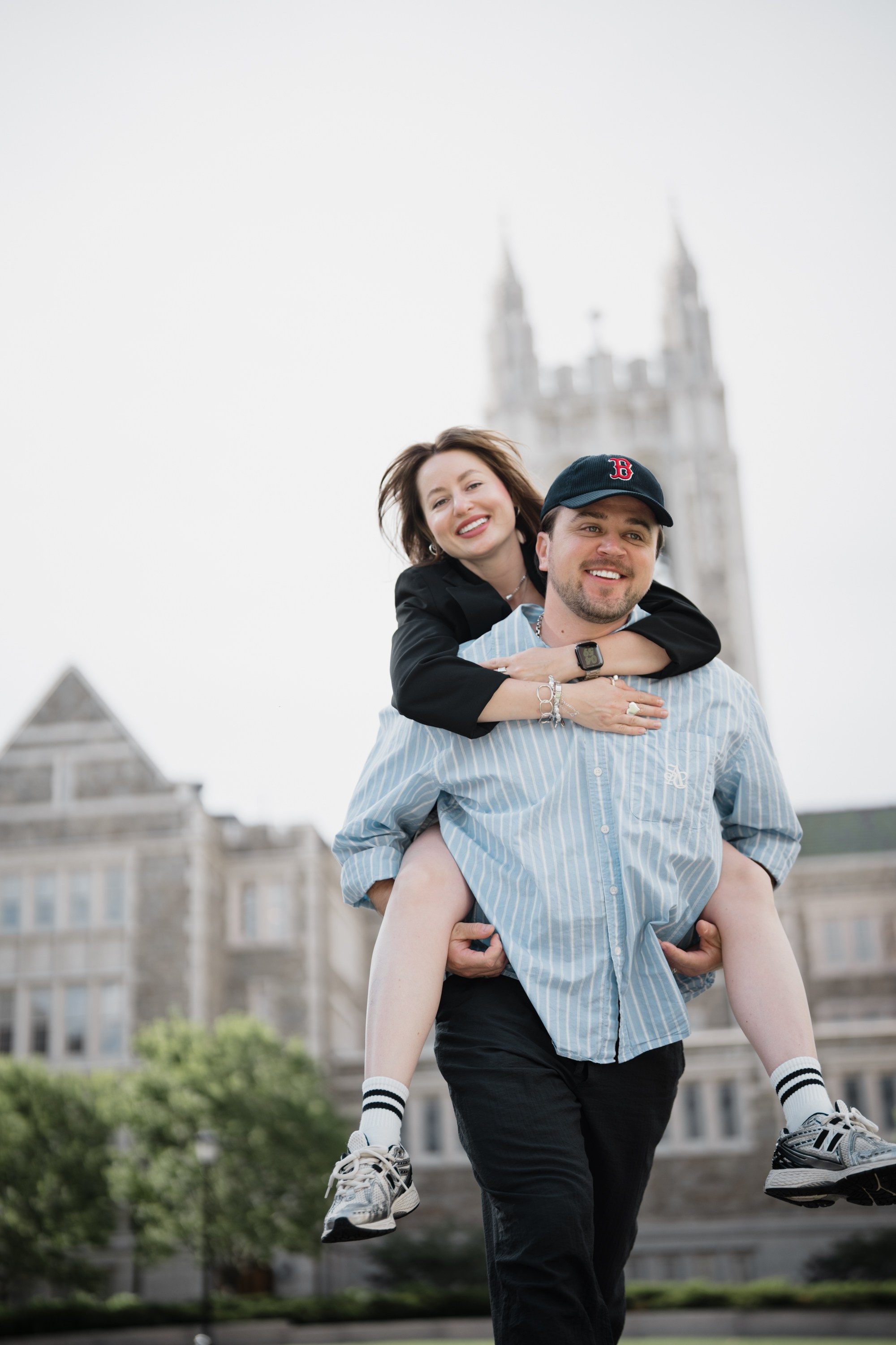 Photoshoot in College Boston. Portrait and wedding photographer in New York