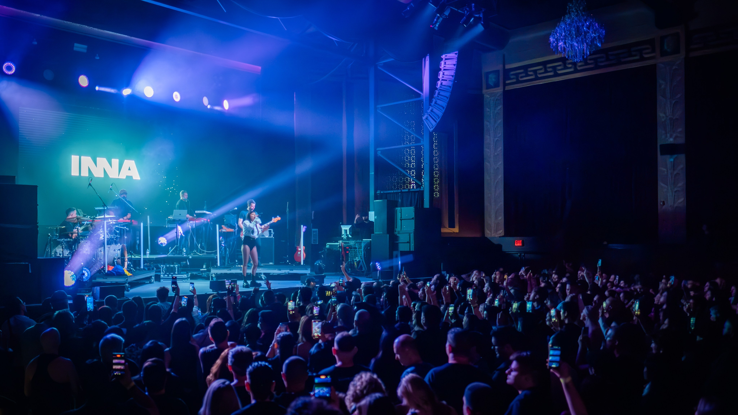 INNA / 2024. Reportage concert portrait photography in the San Francisco Bay Area