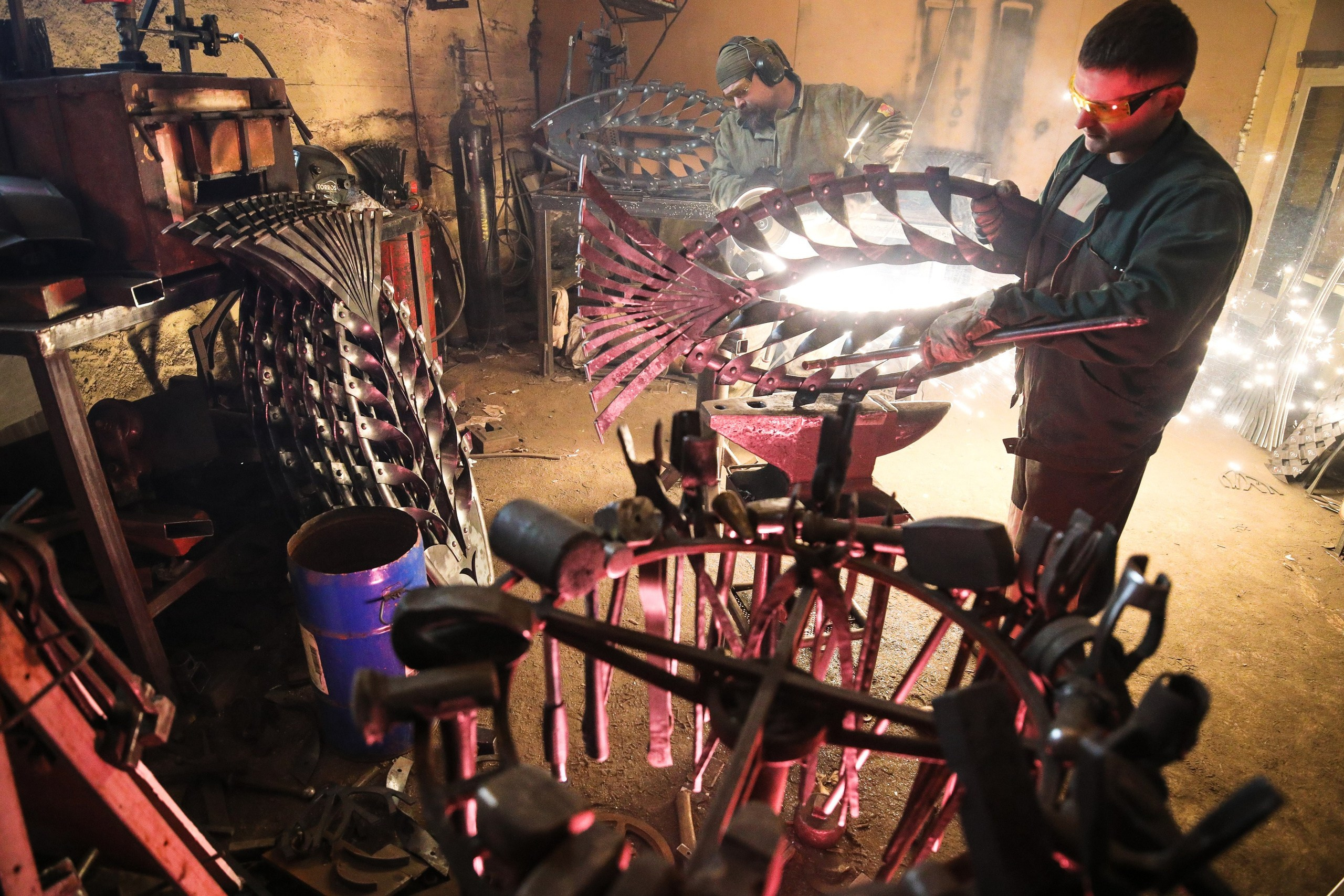 Художественная ковка для станции метро Ковальская Слобода Минск