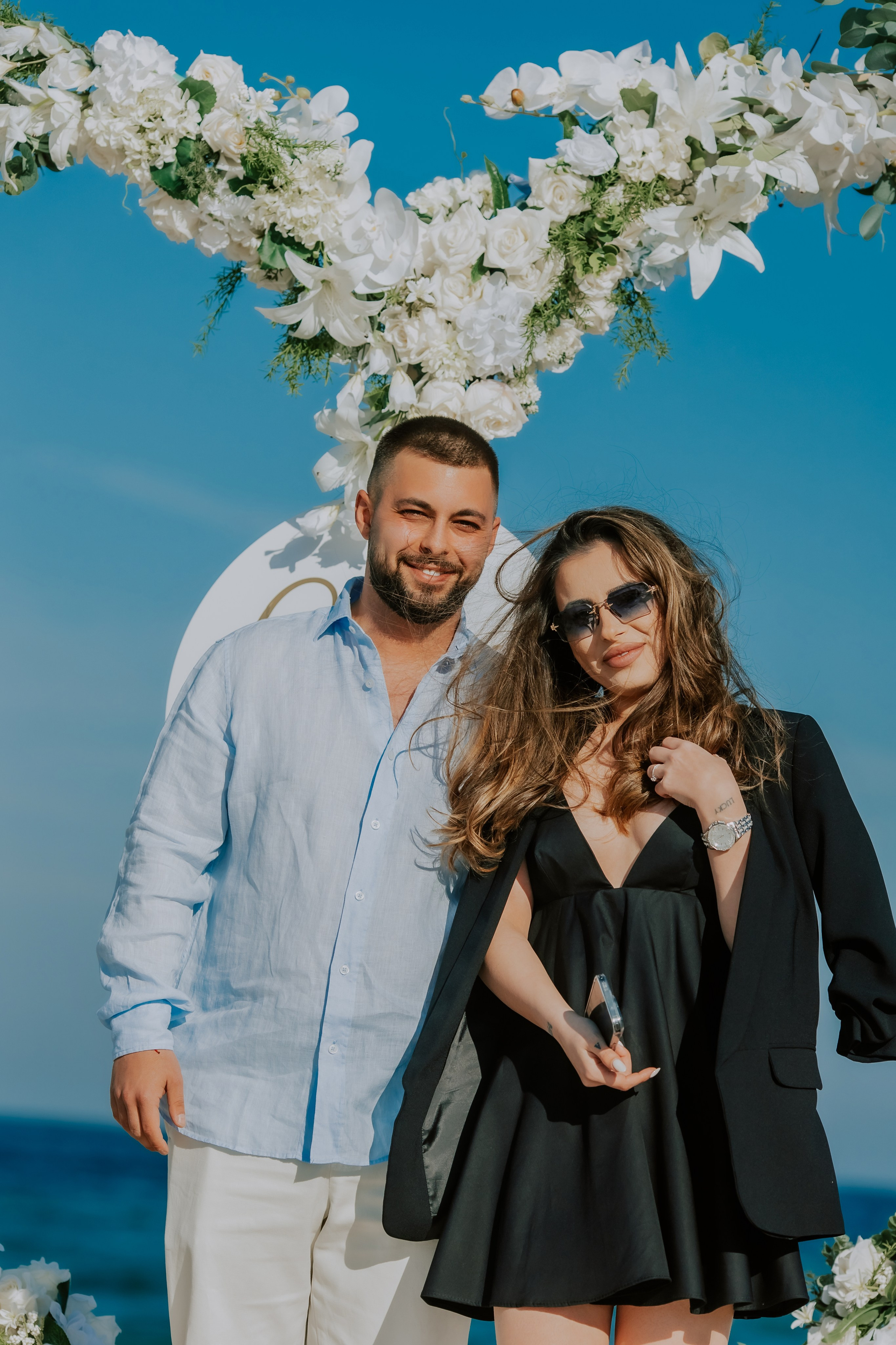 Годеж на плажа. Фотограф Ирина Йотова