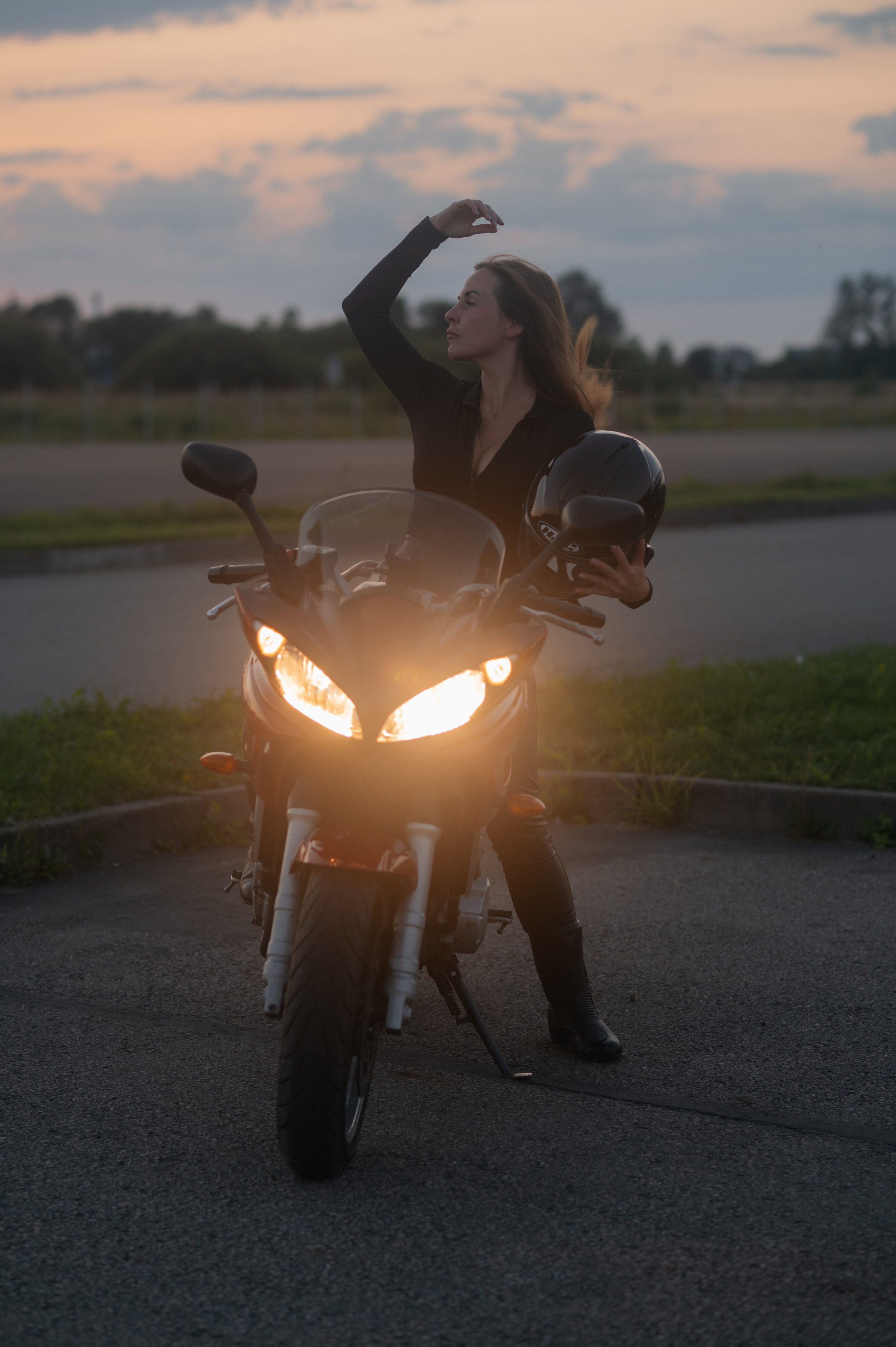 Фотосессия в калининграде девушка на мотоцикле. Фотограф в Калининграде Анна Пошкус