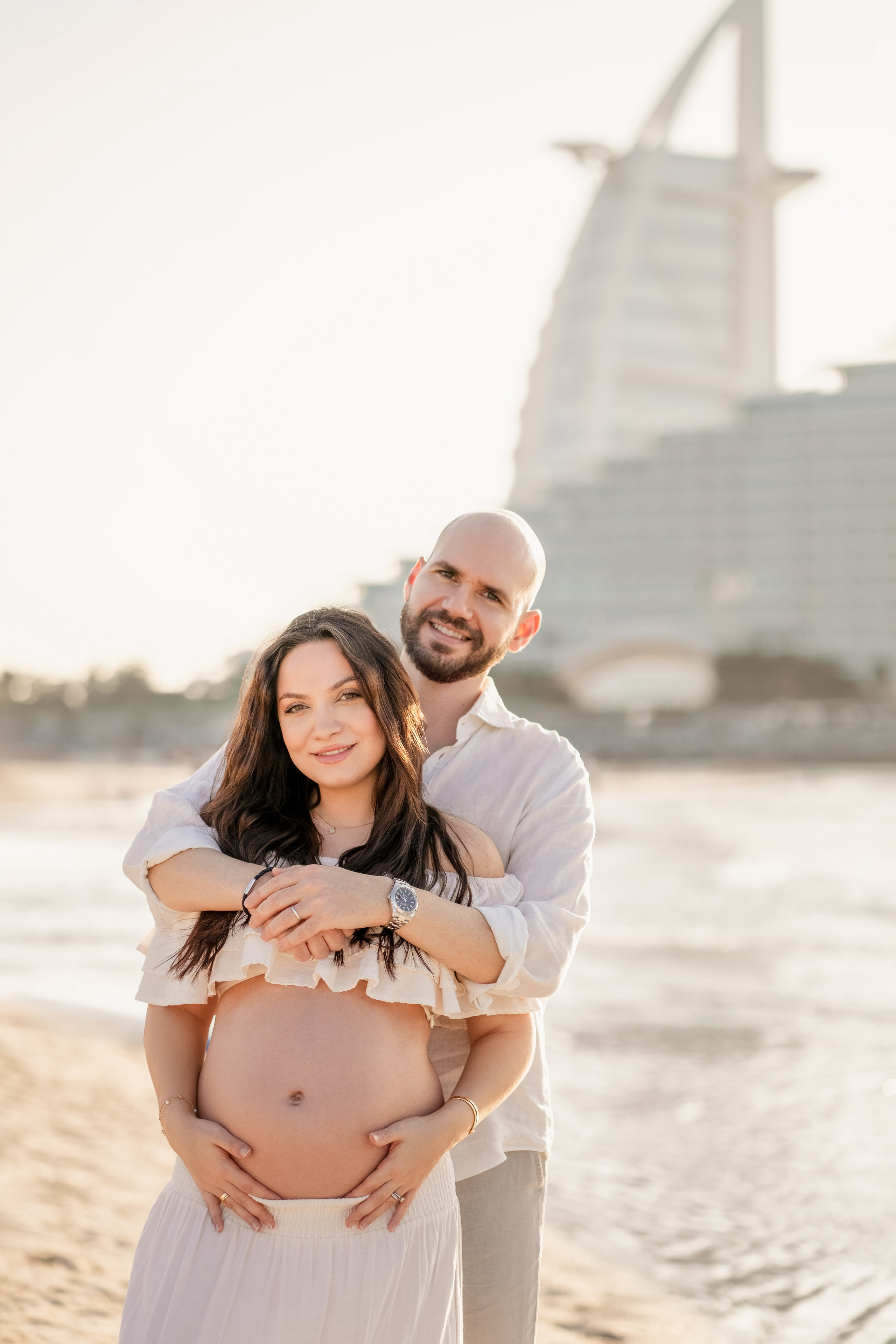 Sunset by the Burj Al Arab. Angela Iakovleva — Family Photographer in Dubai