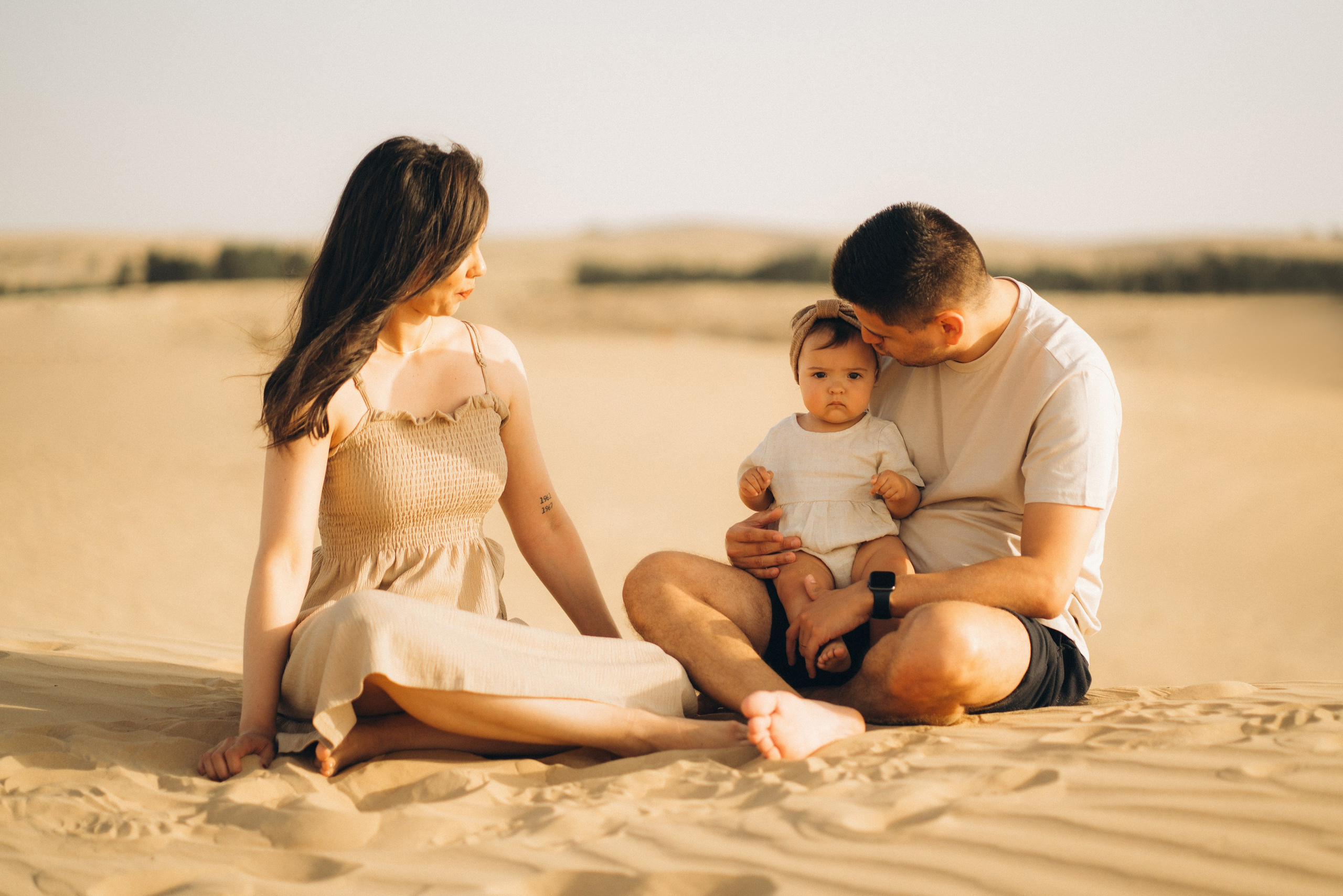 Sunset in the desert. Angela Iakovleva — Family Photographer in Dubai