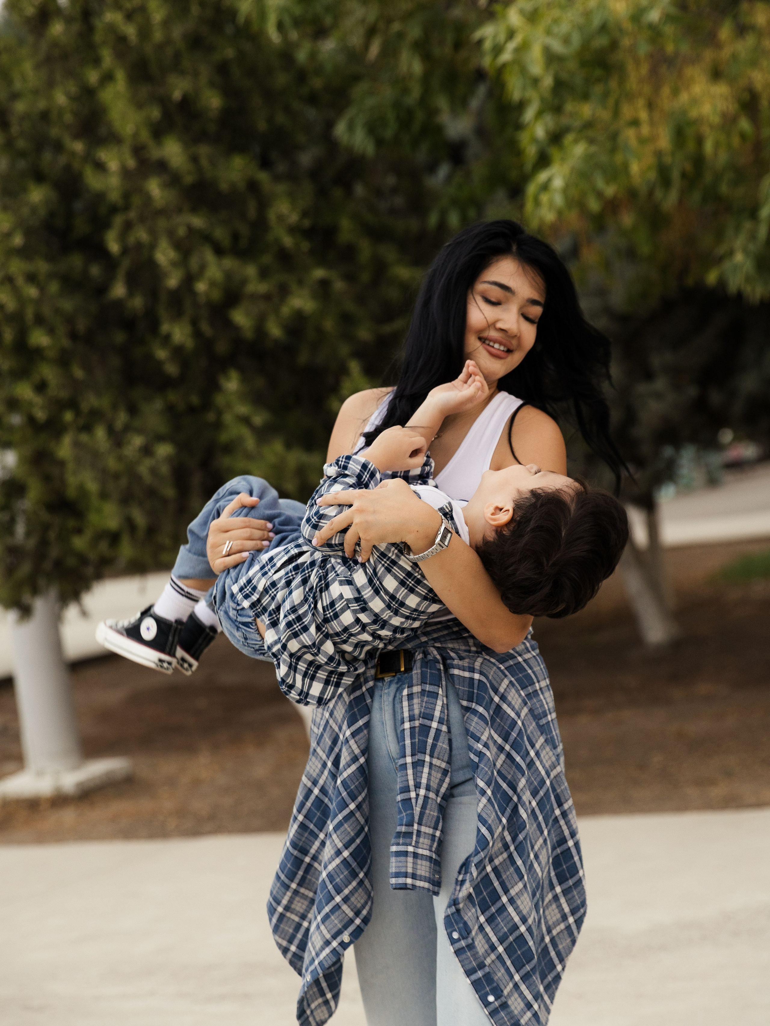 Mom and Her Little Boy. Family and wedding photographer in Bangkok, Thailand