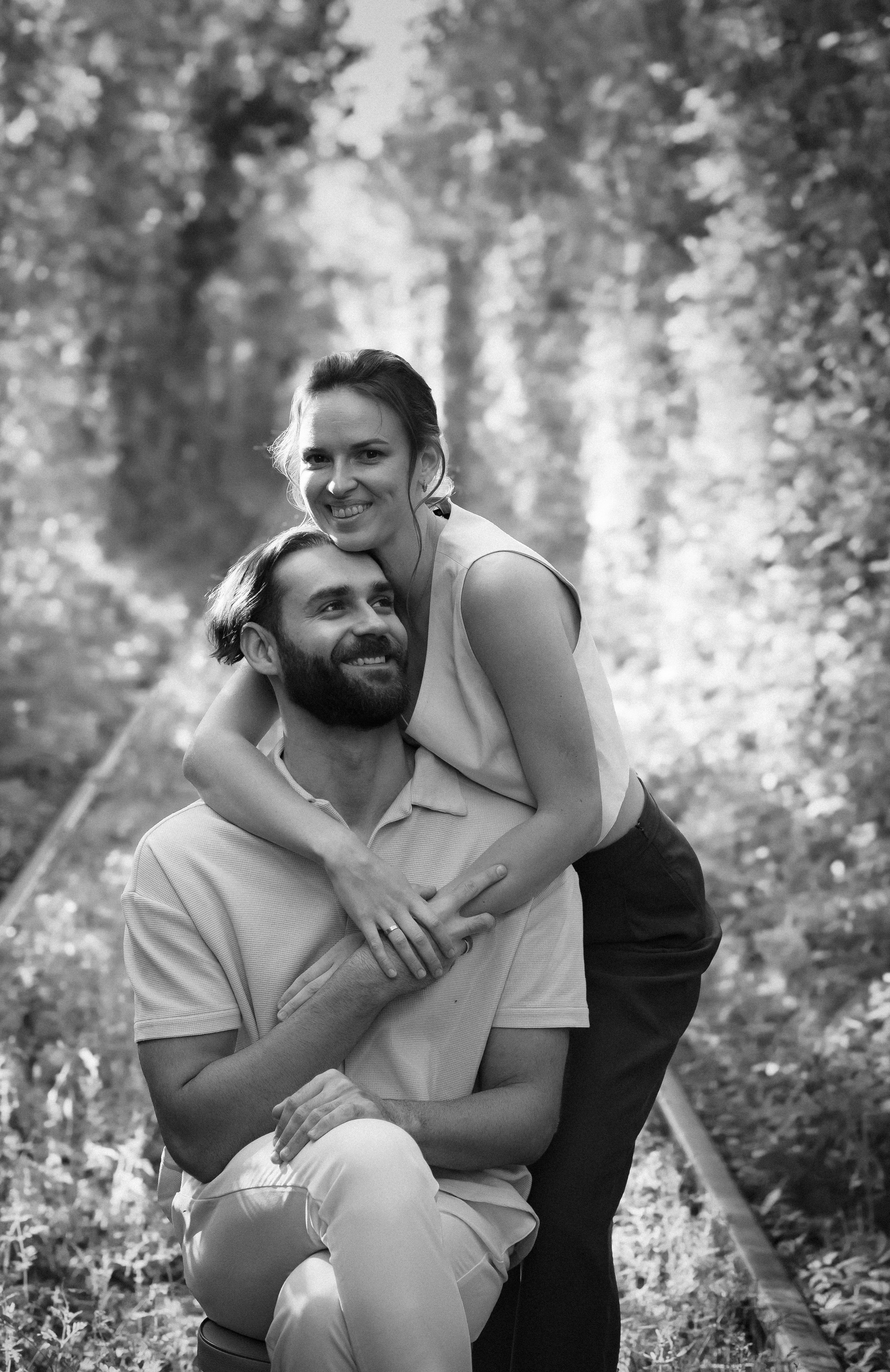 Живые эмоции в чб портрете