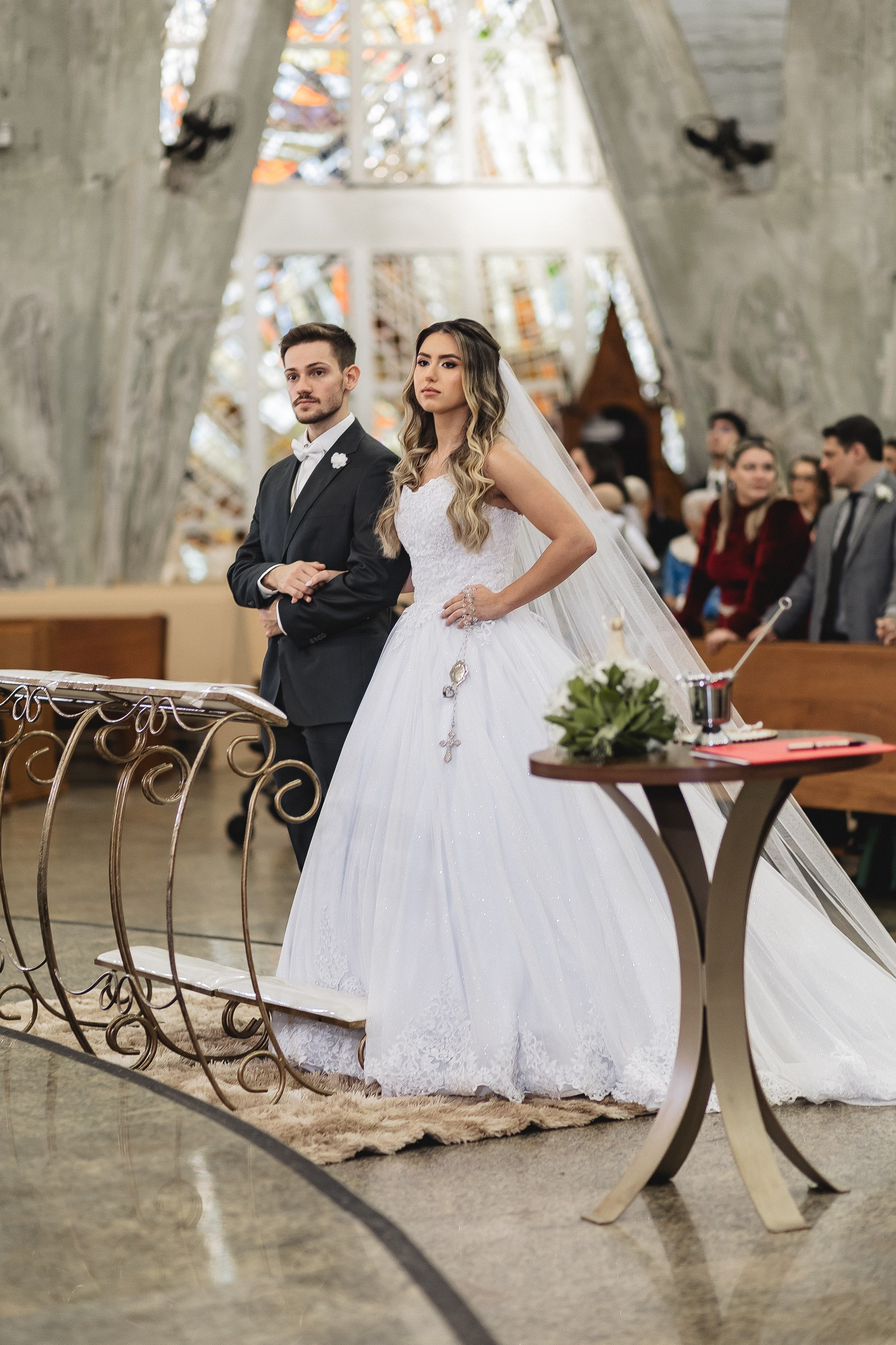 Heloisa e Andre casamento na catedral de maringa. Fotografo de casamento I Claudinei Moura