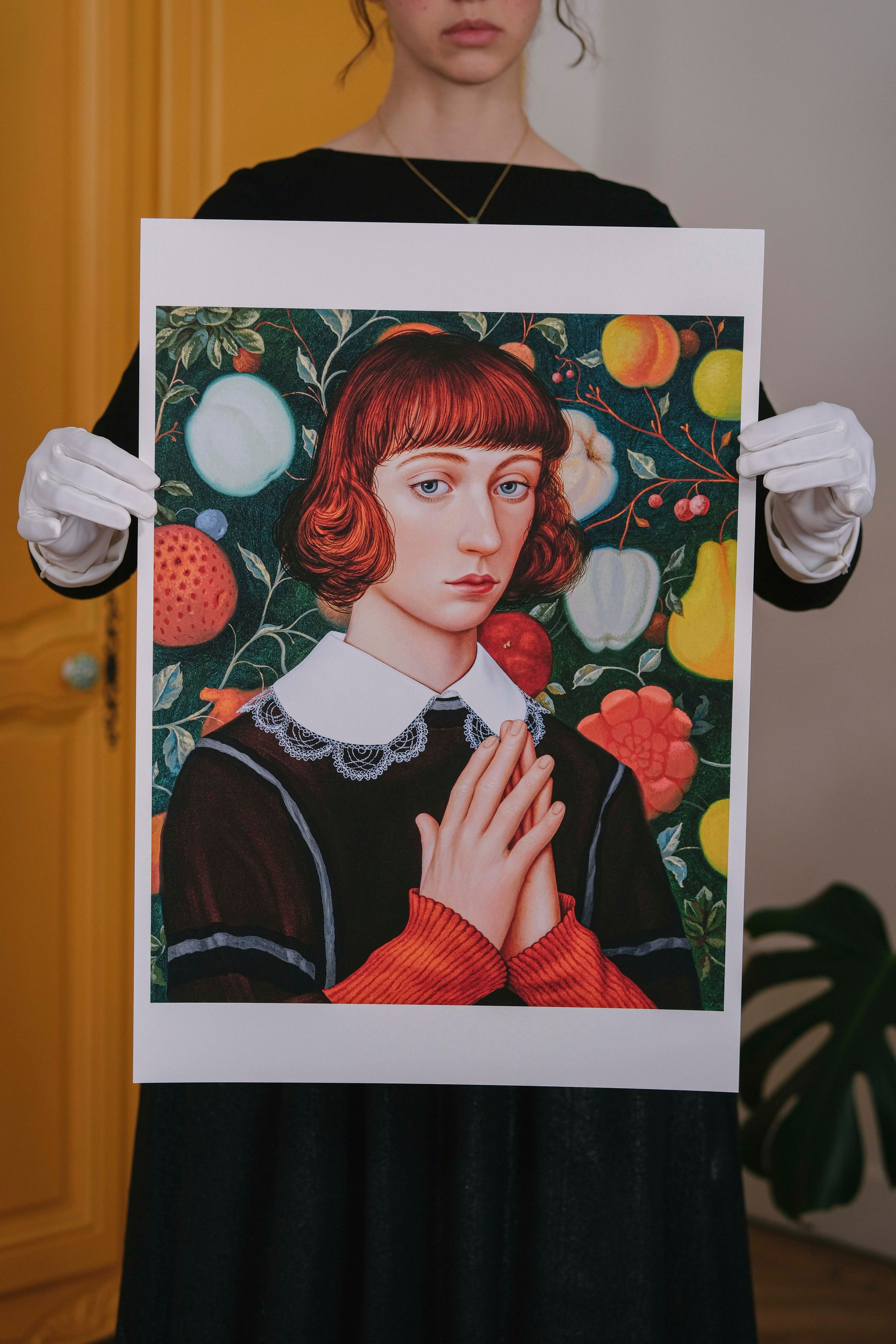 Portrait with Fruits. ELEN BEZHEN