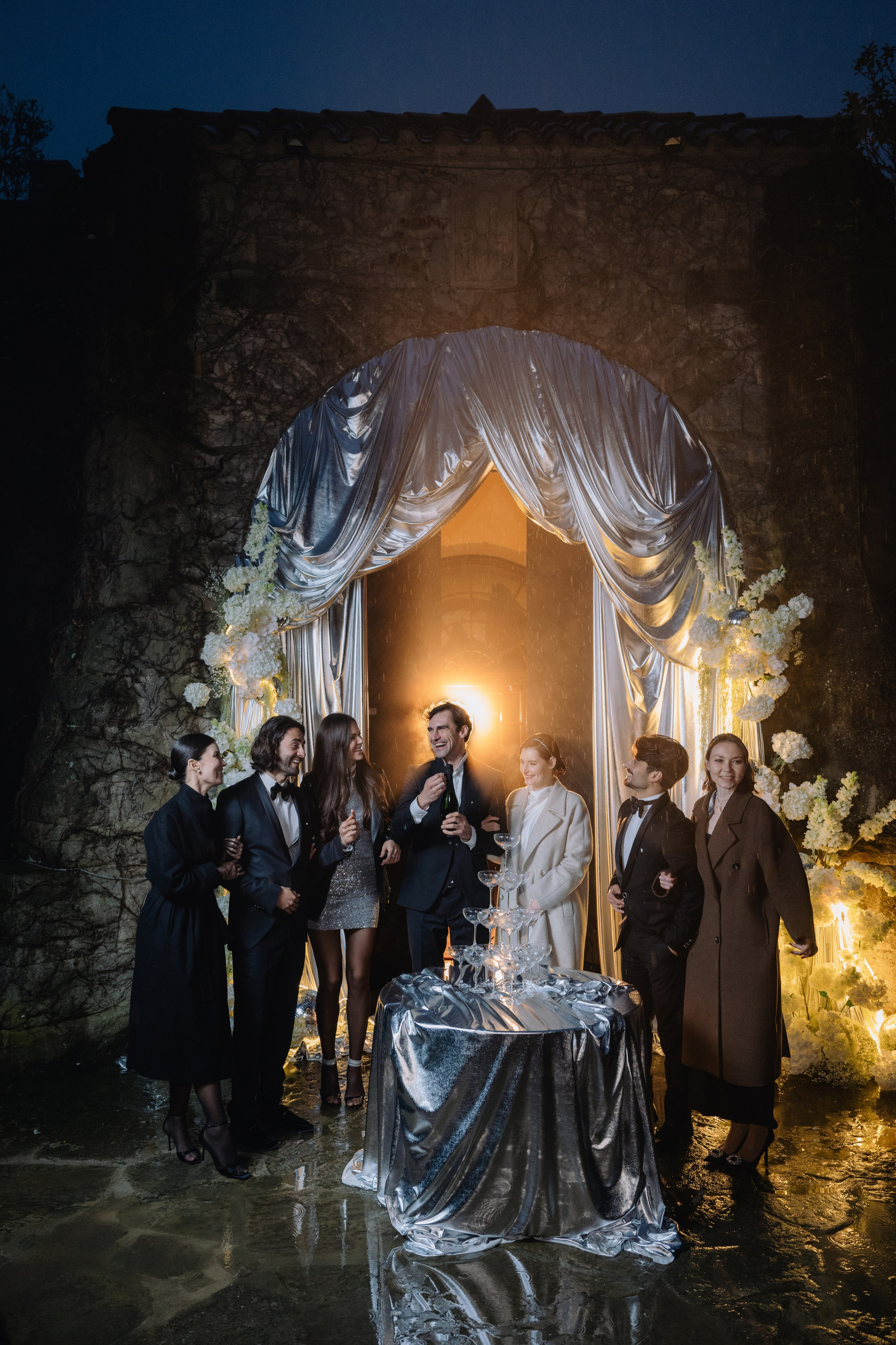 Elegant Barcelona wedding at La Baronia captured on film and digital Romantic destination wedding photography near Barcelona, Spain