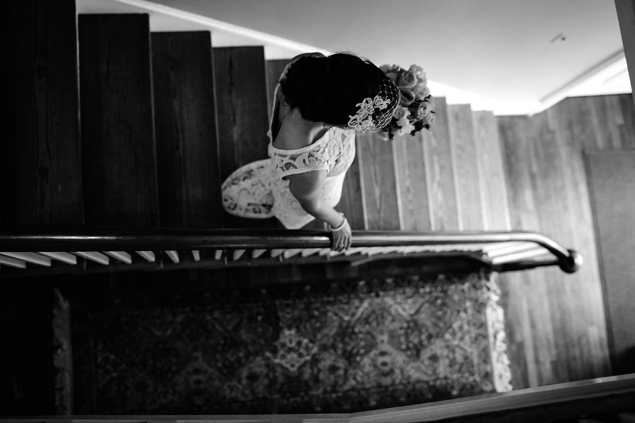 Фотограф в Ирландии Дублин свадьба утро фотки лучший топ свадебный красивая невеста лестница спускается