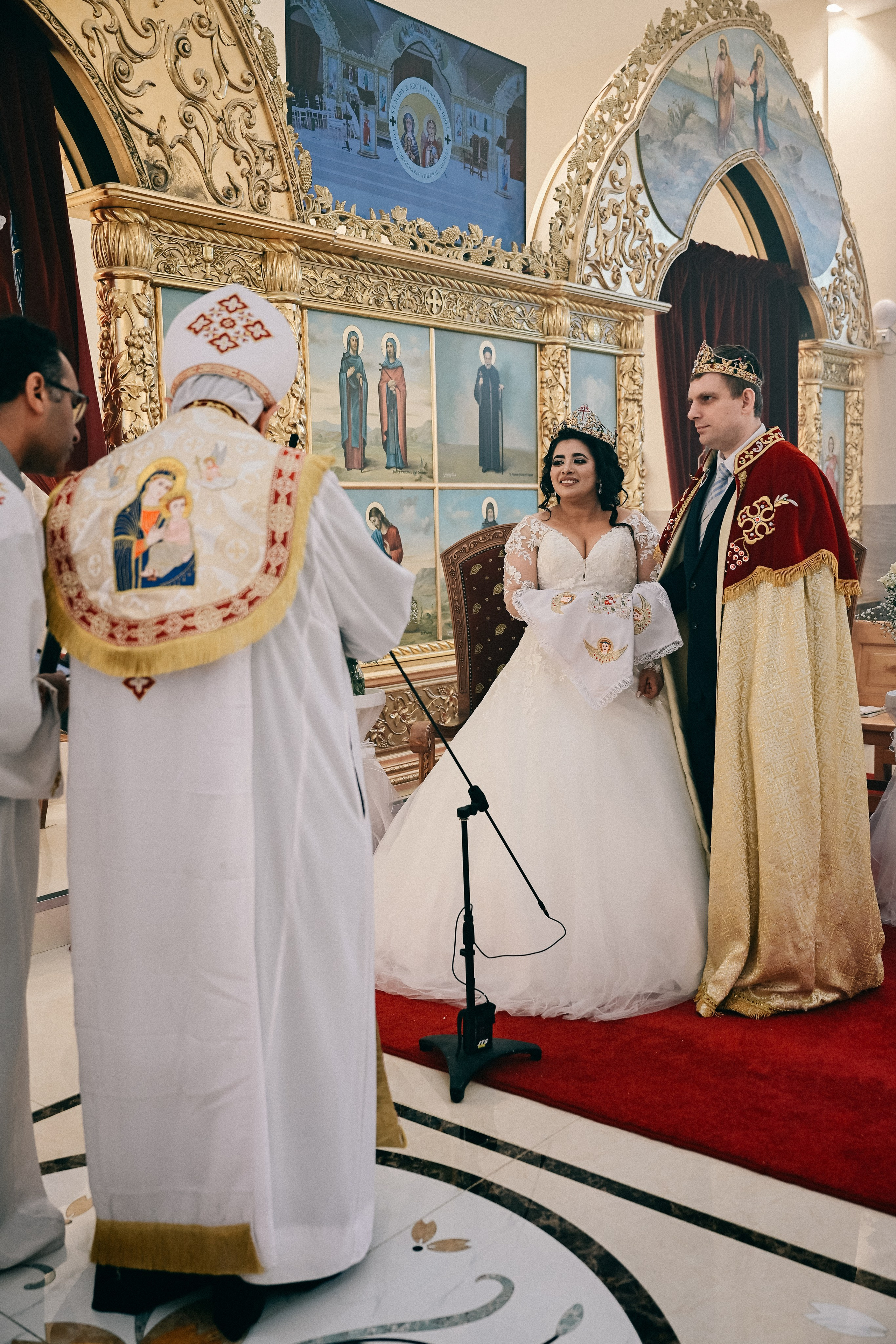 Wedding photography Solihull ar St. Mary & Archangel Michael Coptic Orthodox Cathedral