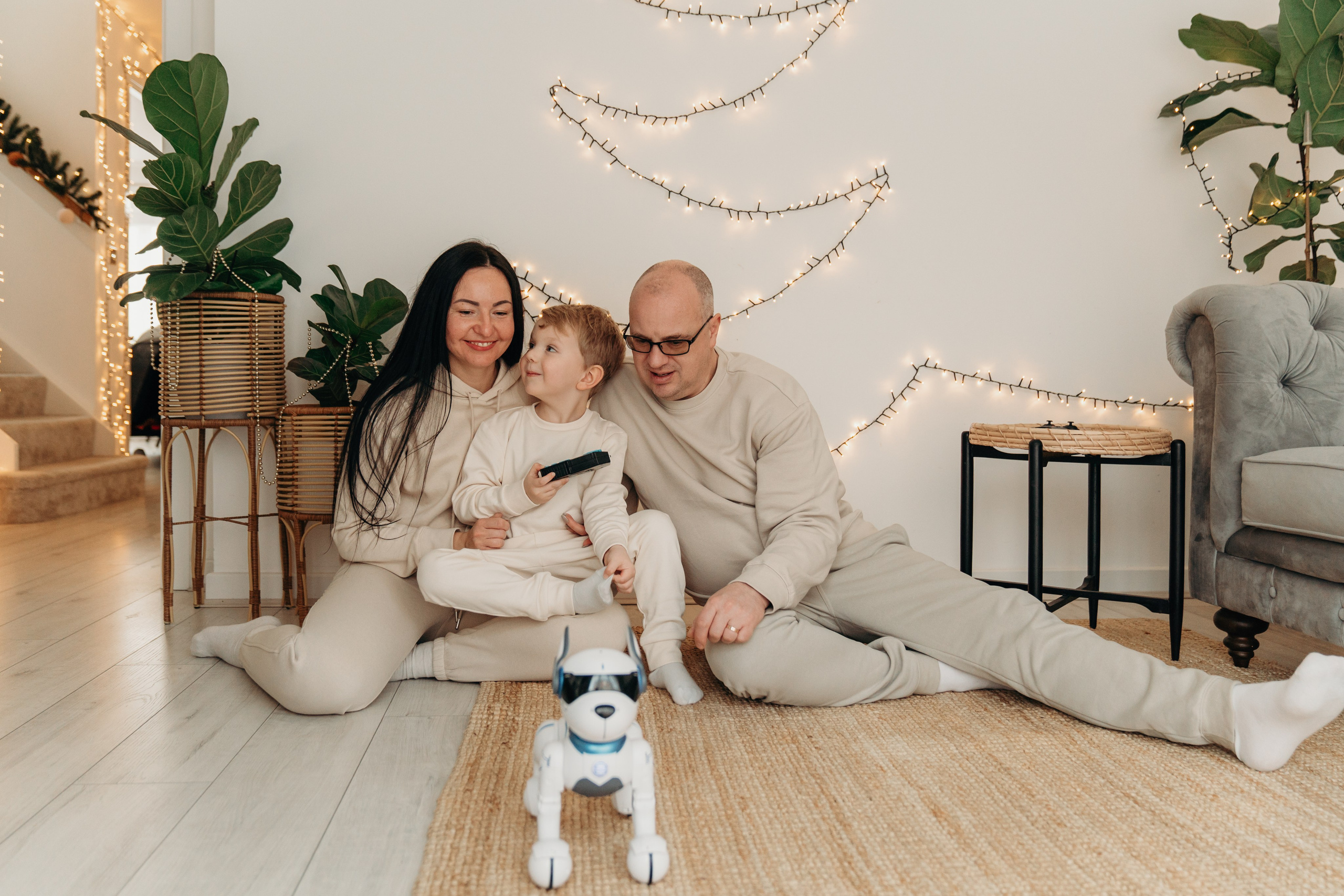 Derbyshire Family. New Year in-home photo session, Washington. Newcastle Upon Tyne Photographer Yana Balatskaya