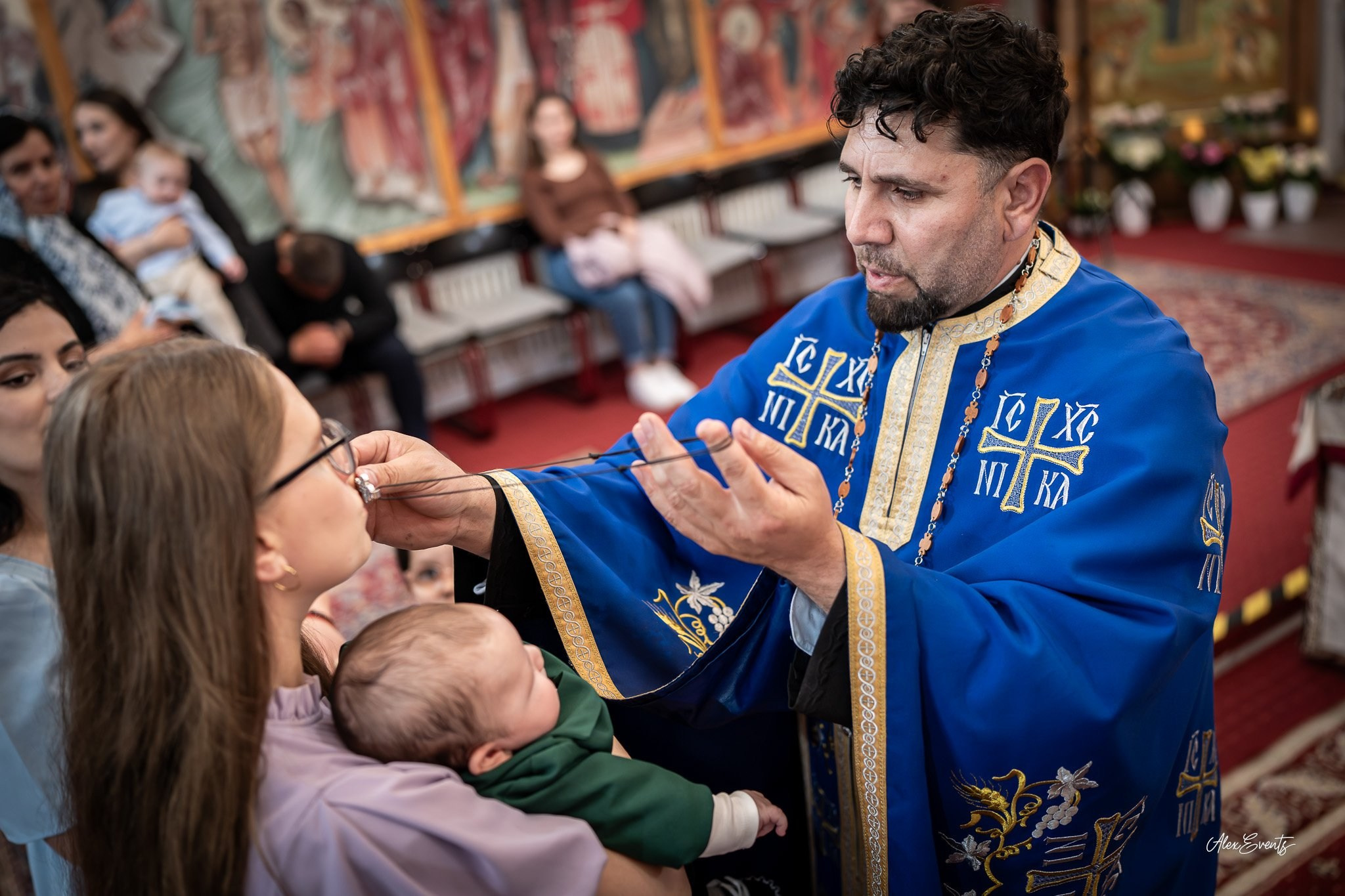 Fotograf Botez Vejle | Biserica Românească | AlexEvents