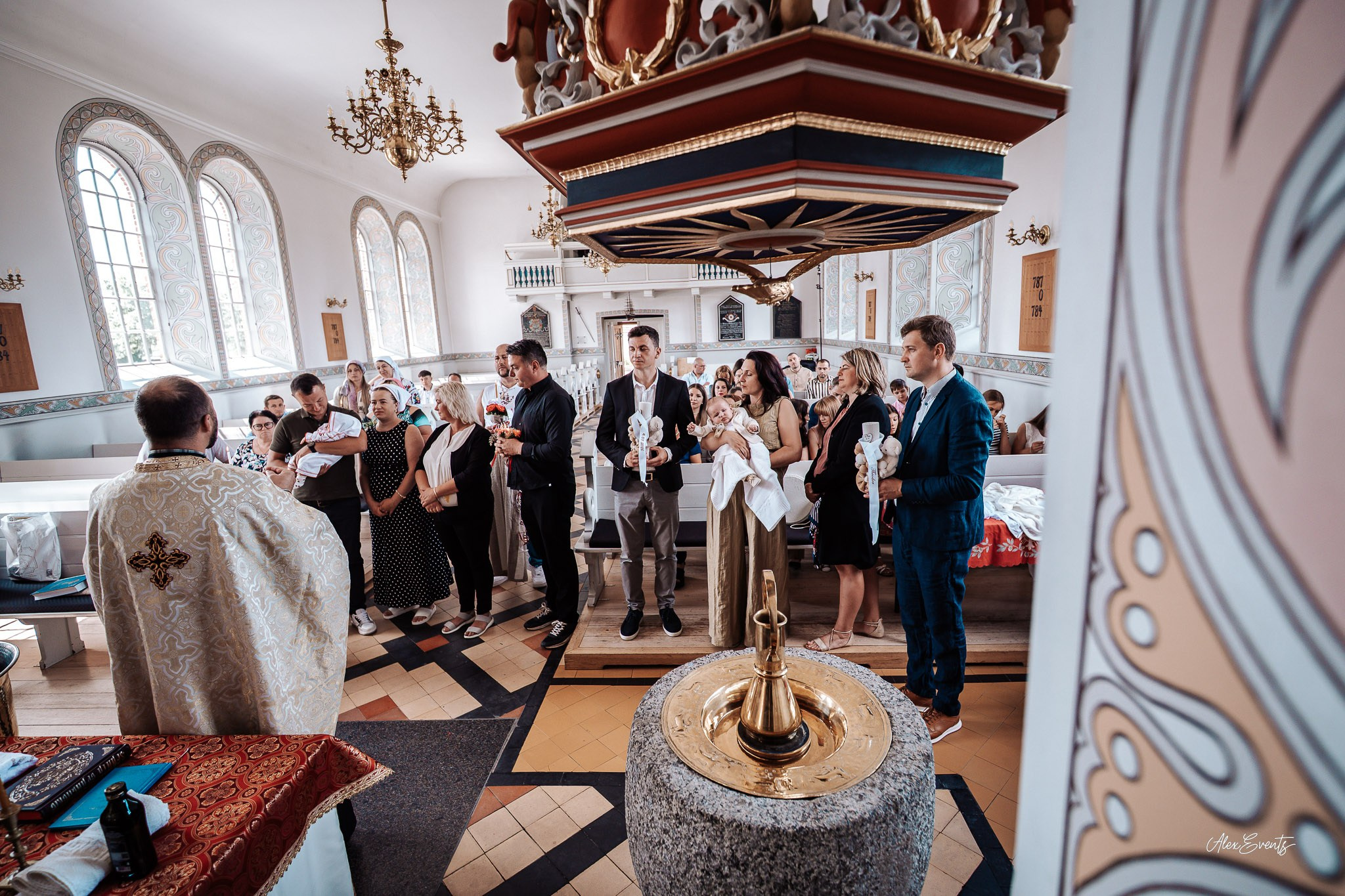 Botez Theodor - Biserica Fredericia. AlexEvents | Fotograf si Videograf de Nunta si Botez in Danemarca si Germania