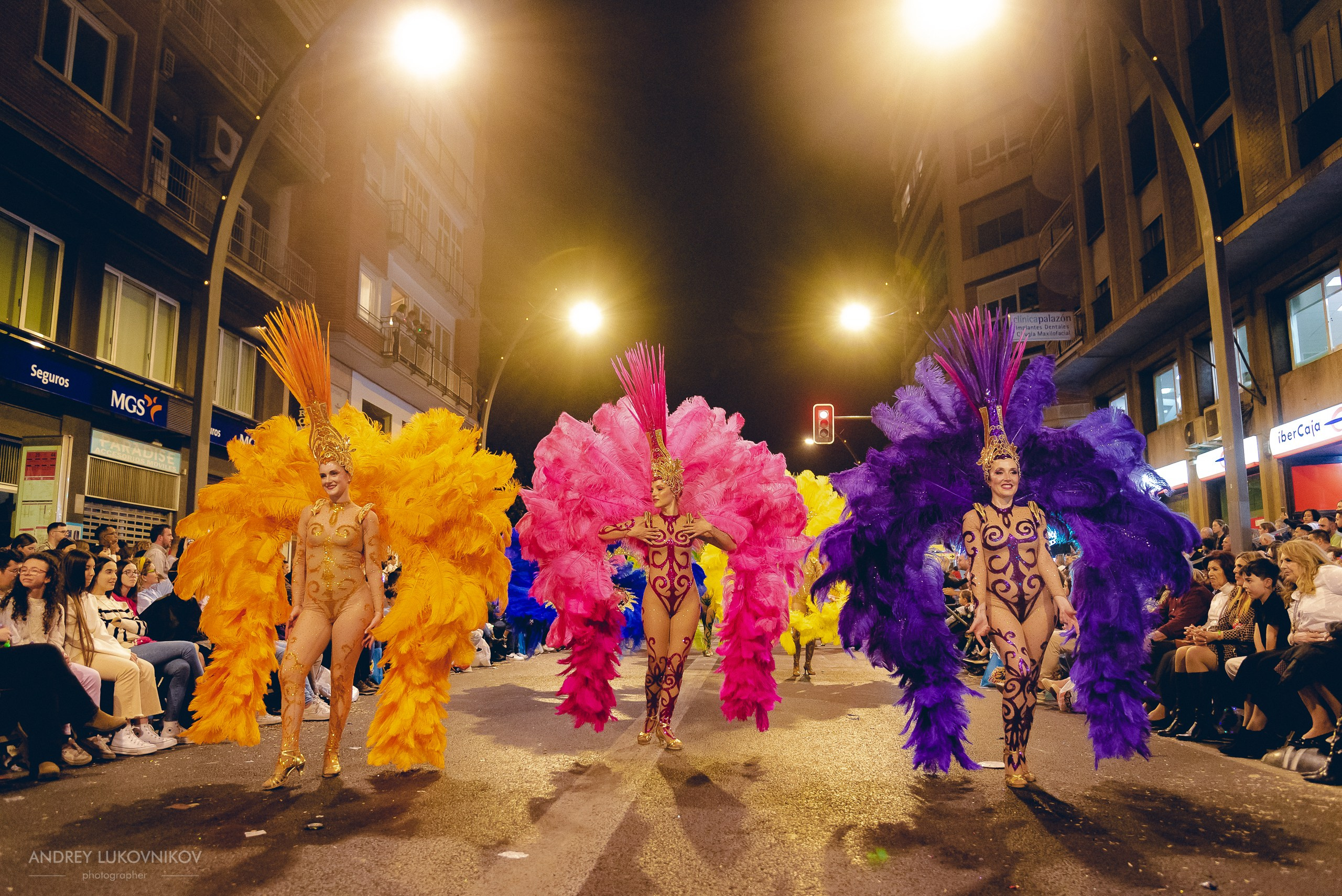 Photo report from the night carnival in Murcia | Reportage photographer Andrey Lukovnikov