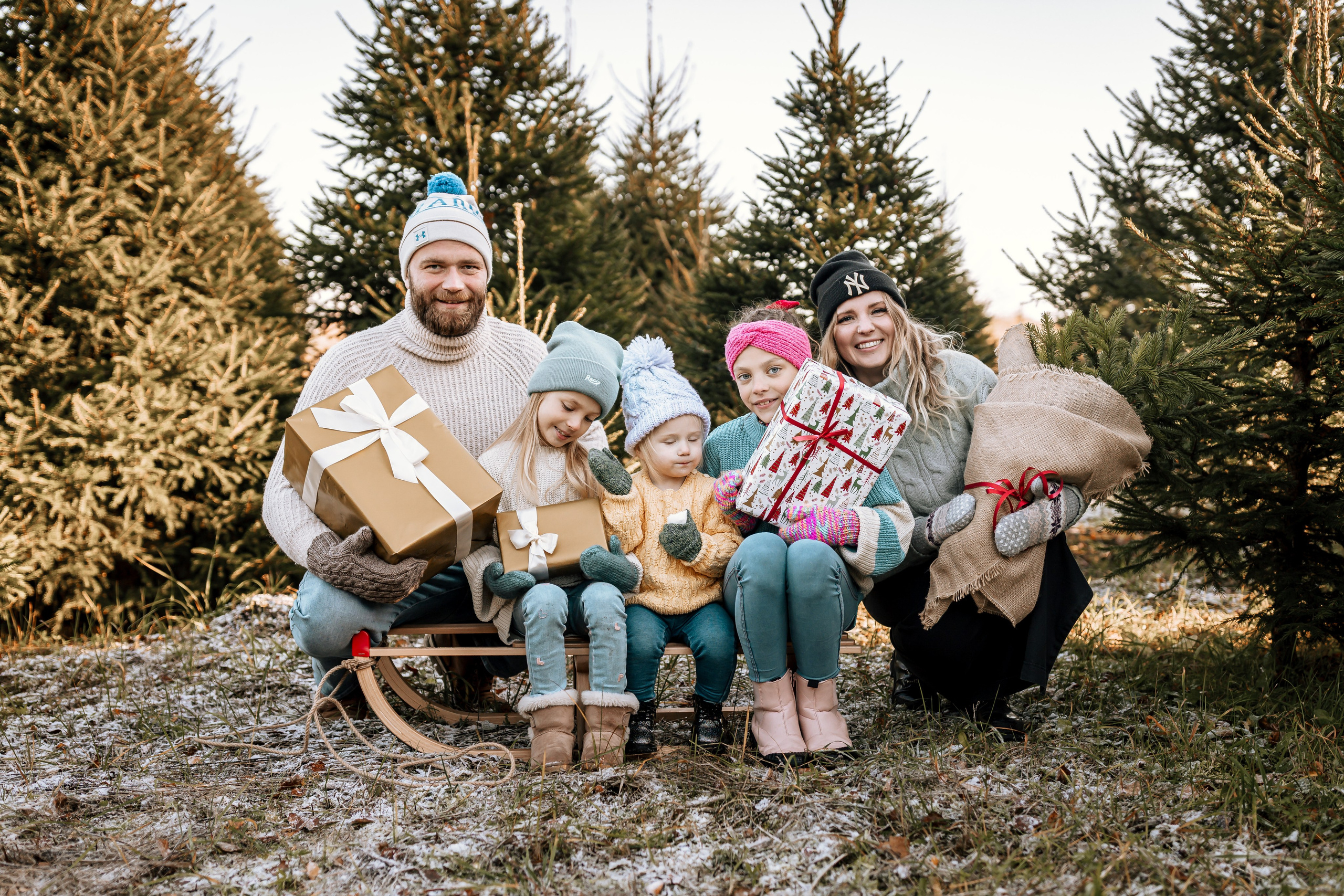 Ziemassvētki eglīšu audzētavā. Home