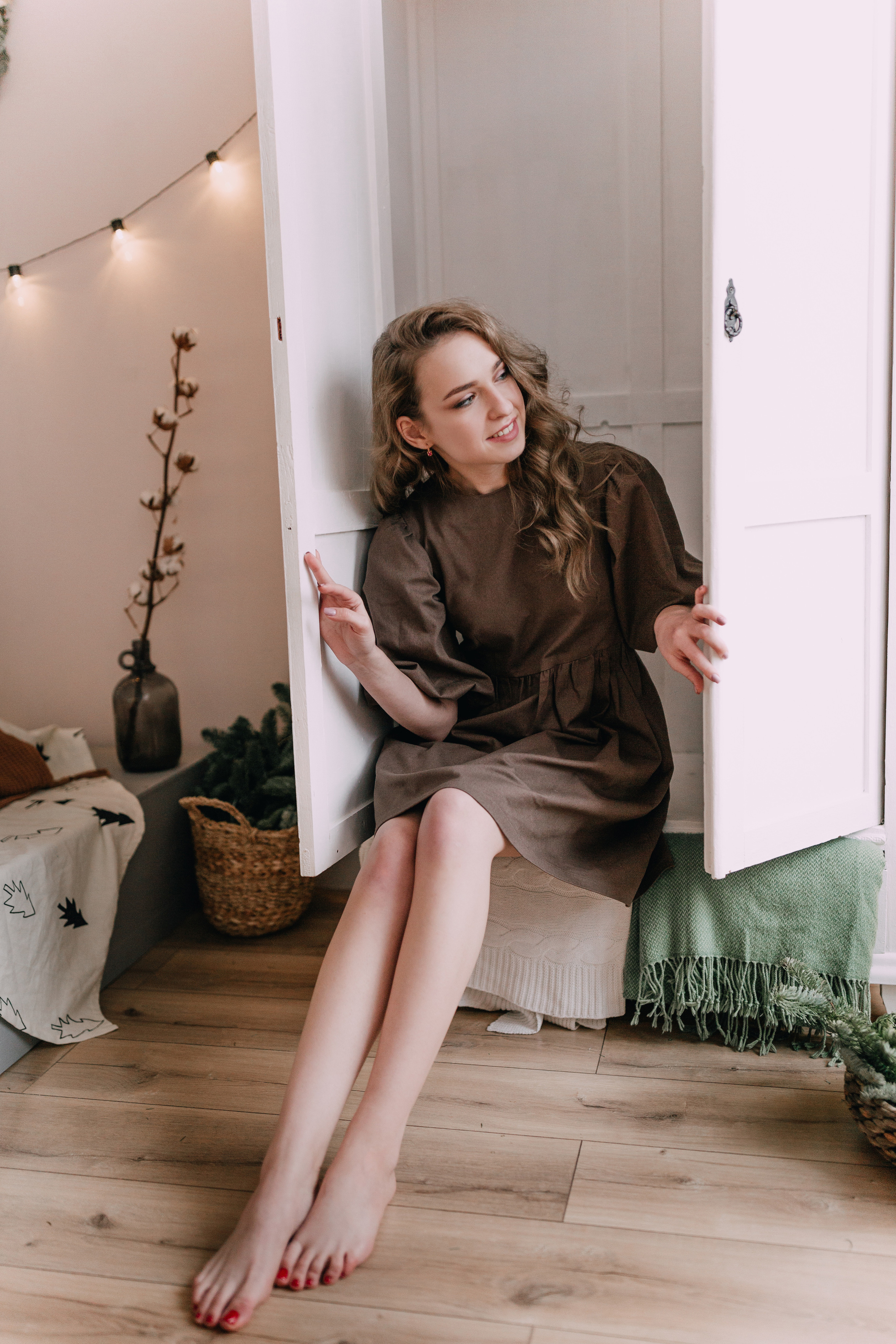 Photoshoot Christmas story with Masha. Photographe à Rouen, France