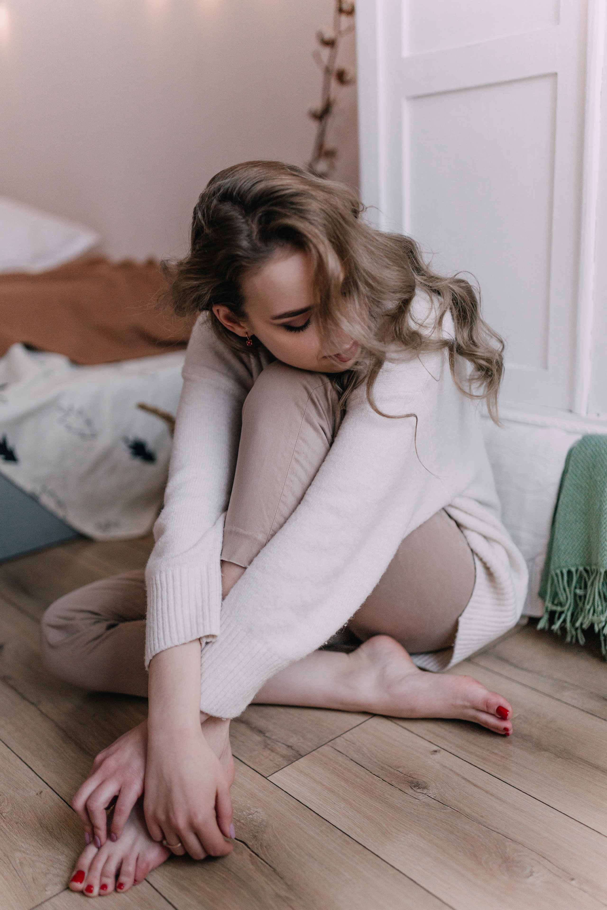 Photoshoot Christmas story with Masha. Photographe à Rouen, France