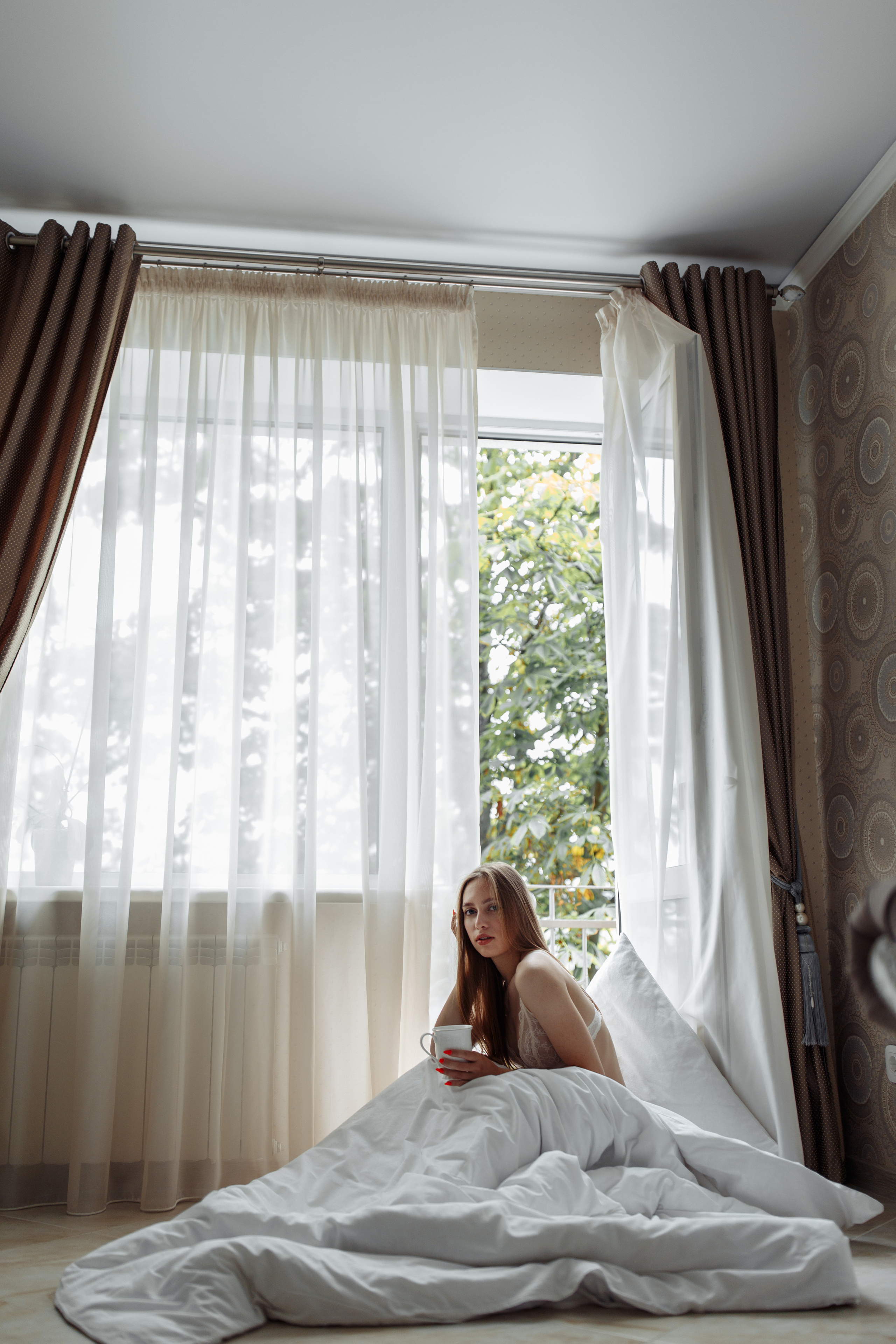 French breakfast with Olya. Фотограф, Руан, Франция