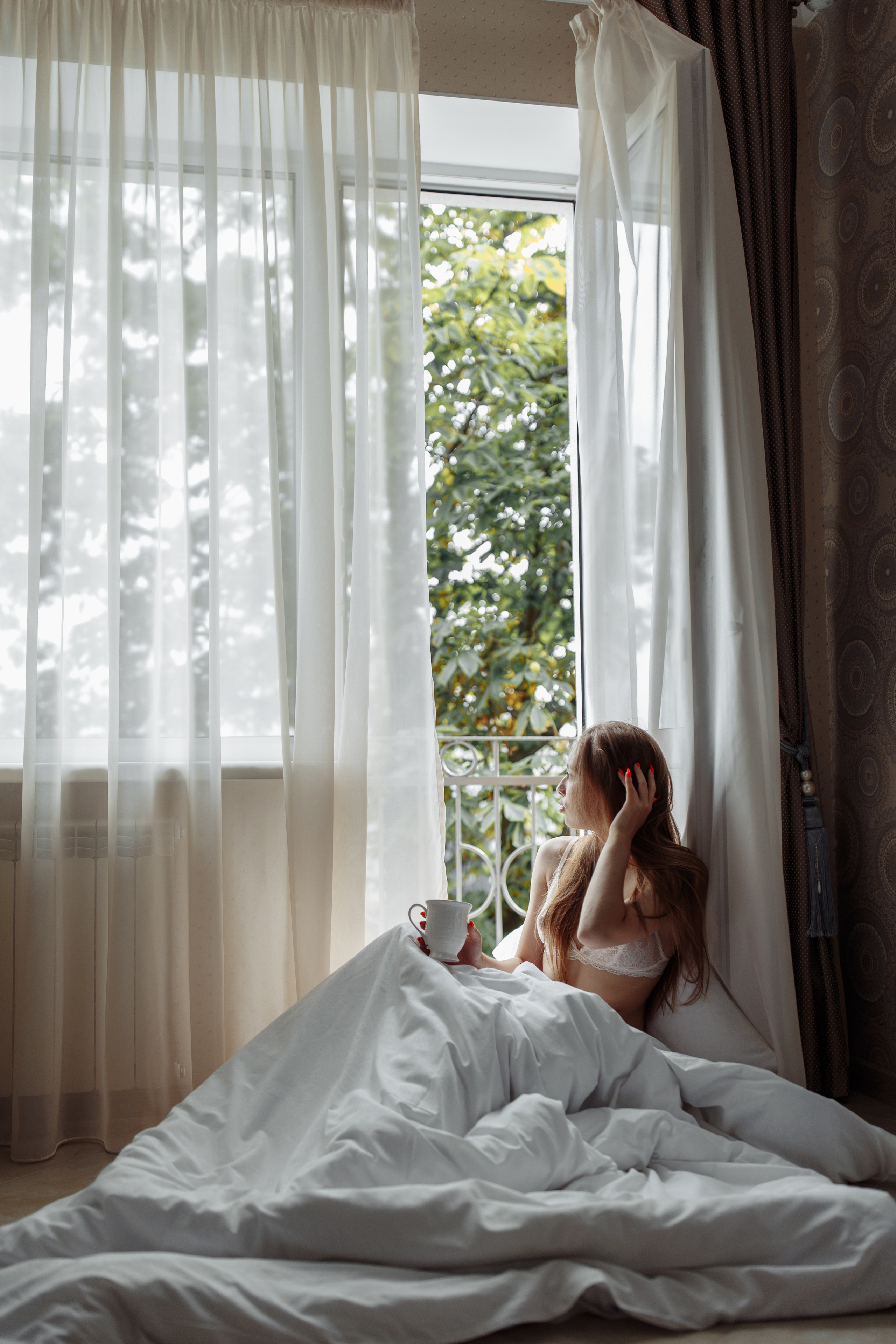 French breakfast with Olya. Фотограф, Руан, Франция