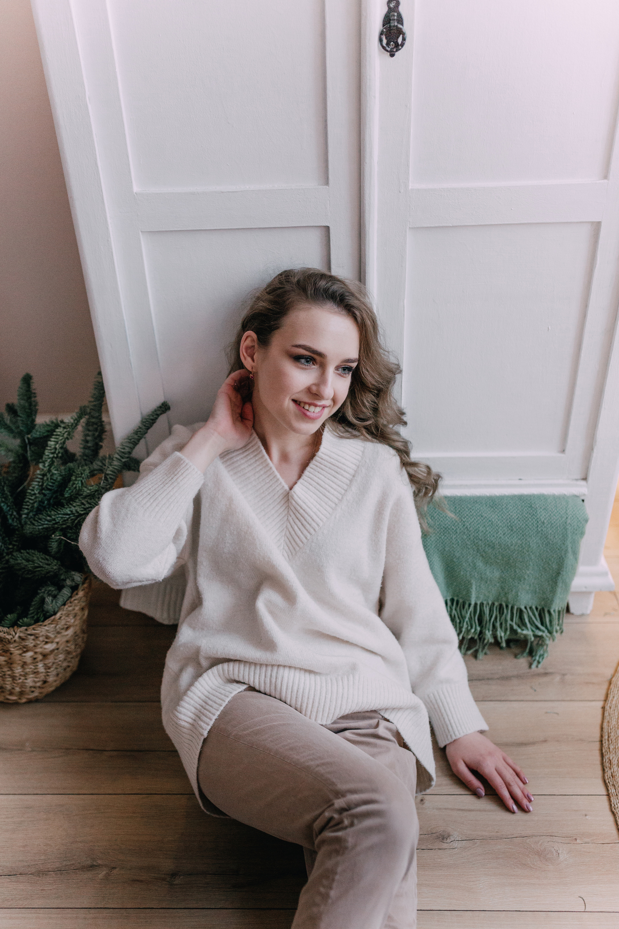 Photoshoot Christmas story with Masha. Photographe à Rouen, France