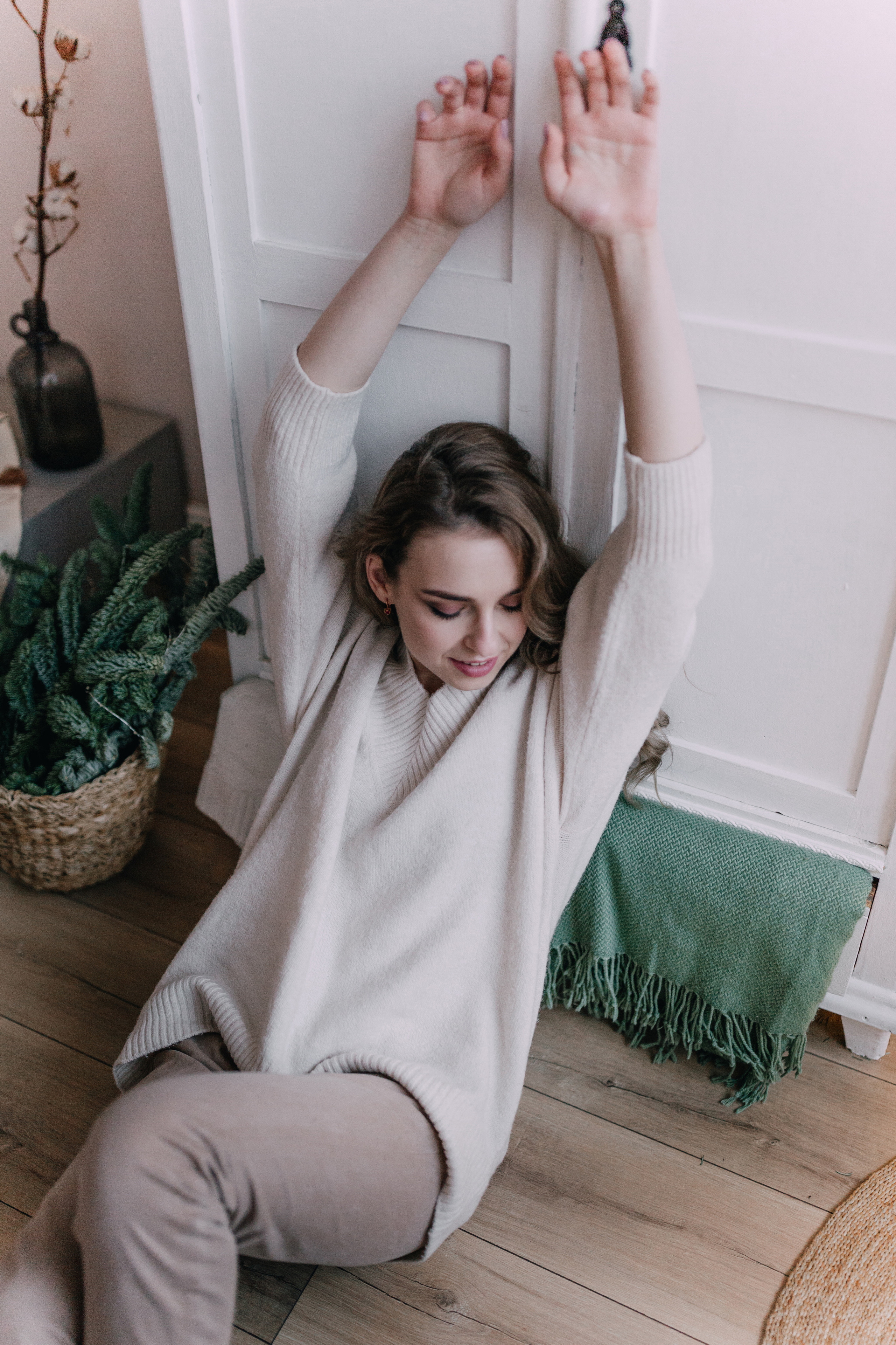 Photoshoot Christmas story with Masha. Photographe à Rouen, France