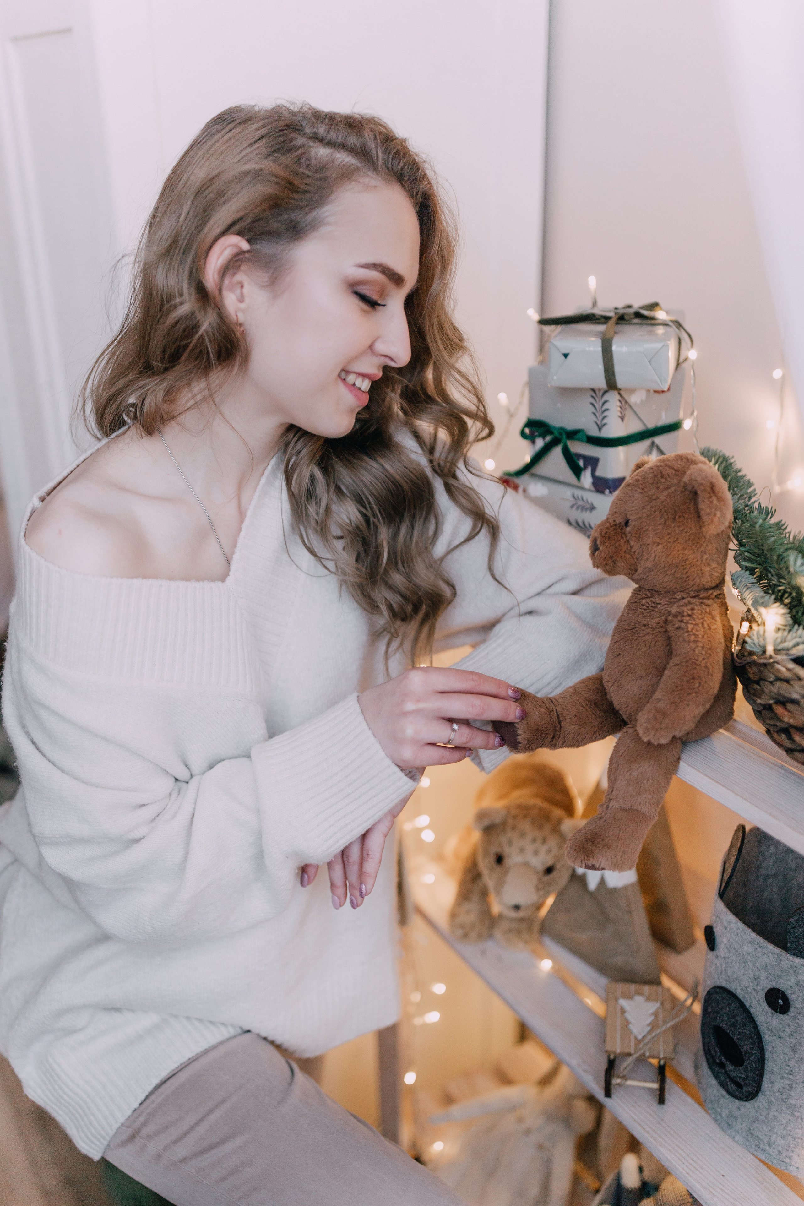 Photoshoot Christmas story with Masha. Photographe à Rouen, France