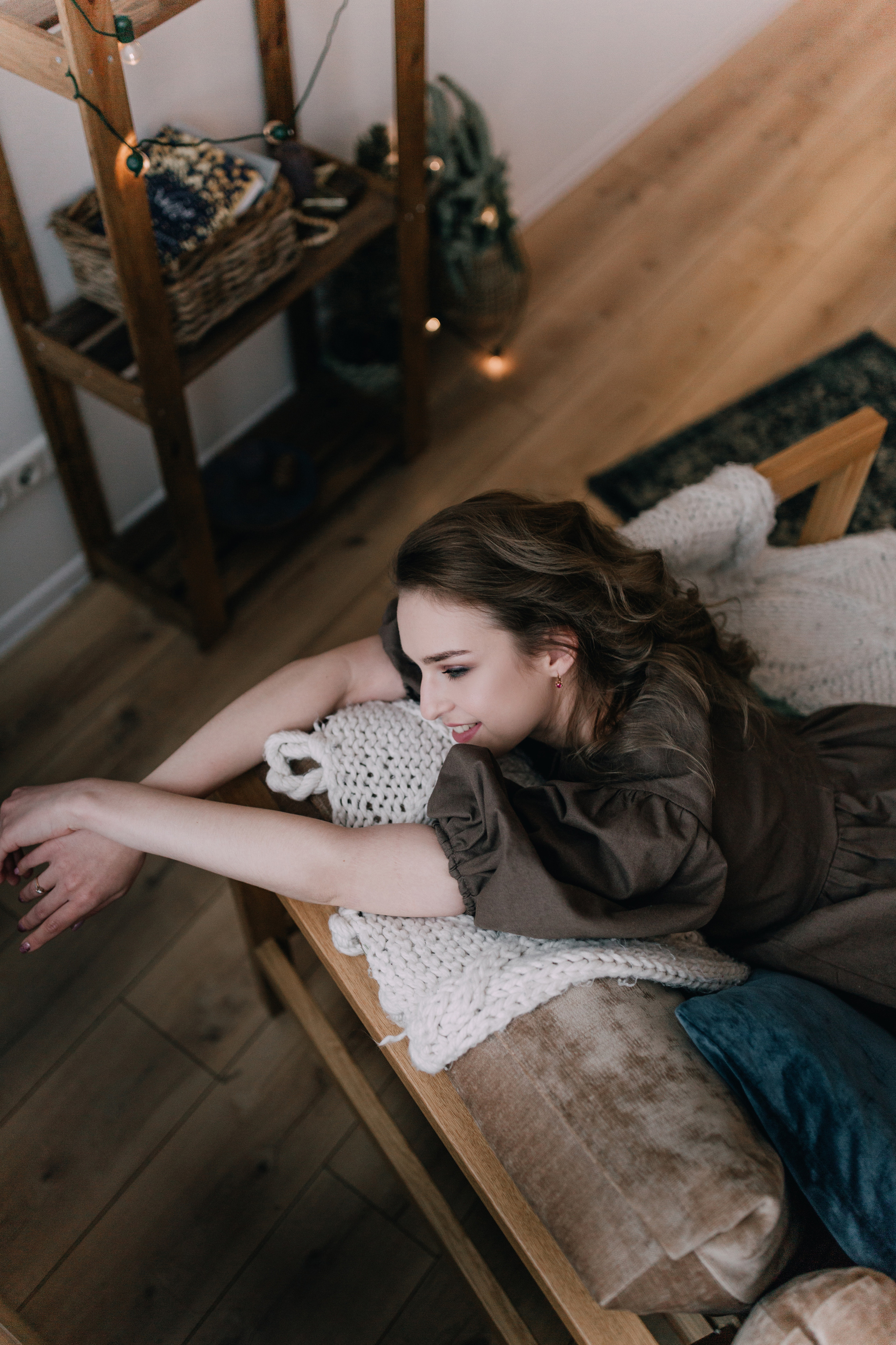 Photoshoot Christmas story with Masha. Photographe à Rouen, France