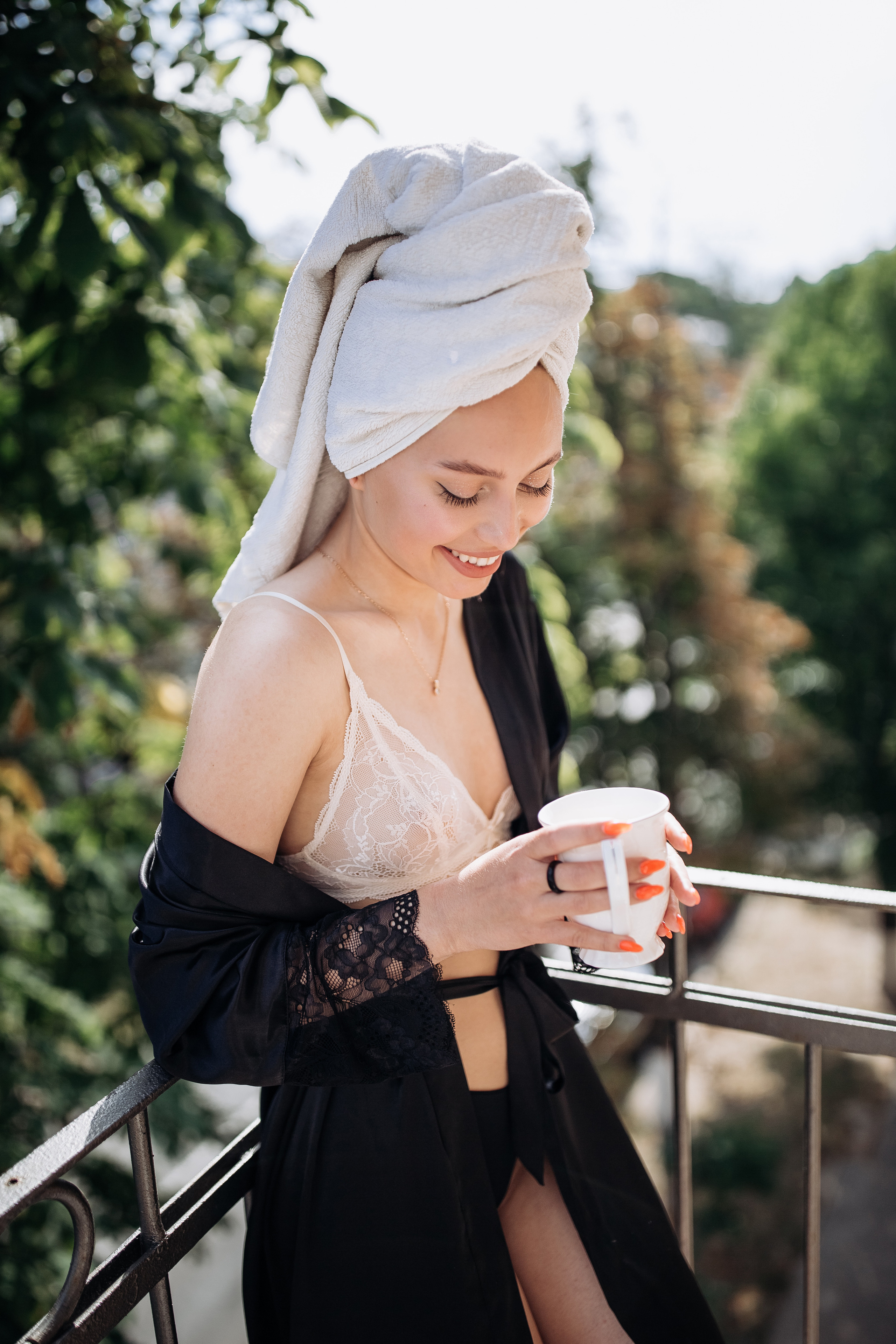 French breakfast with Olya. Фотограф, Руан, Франция