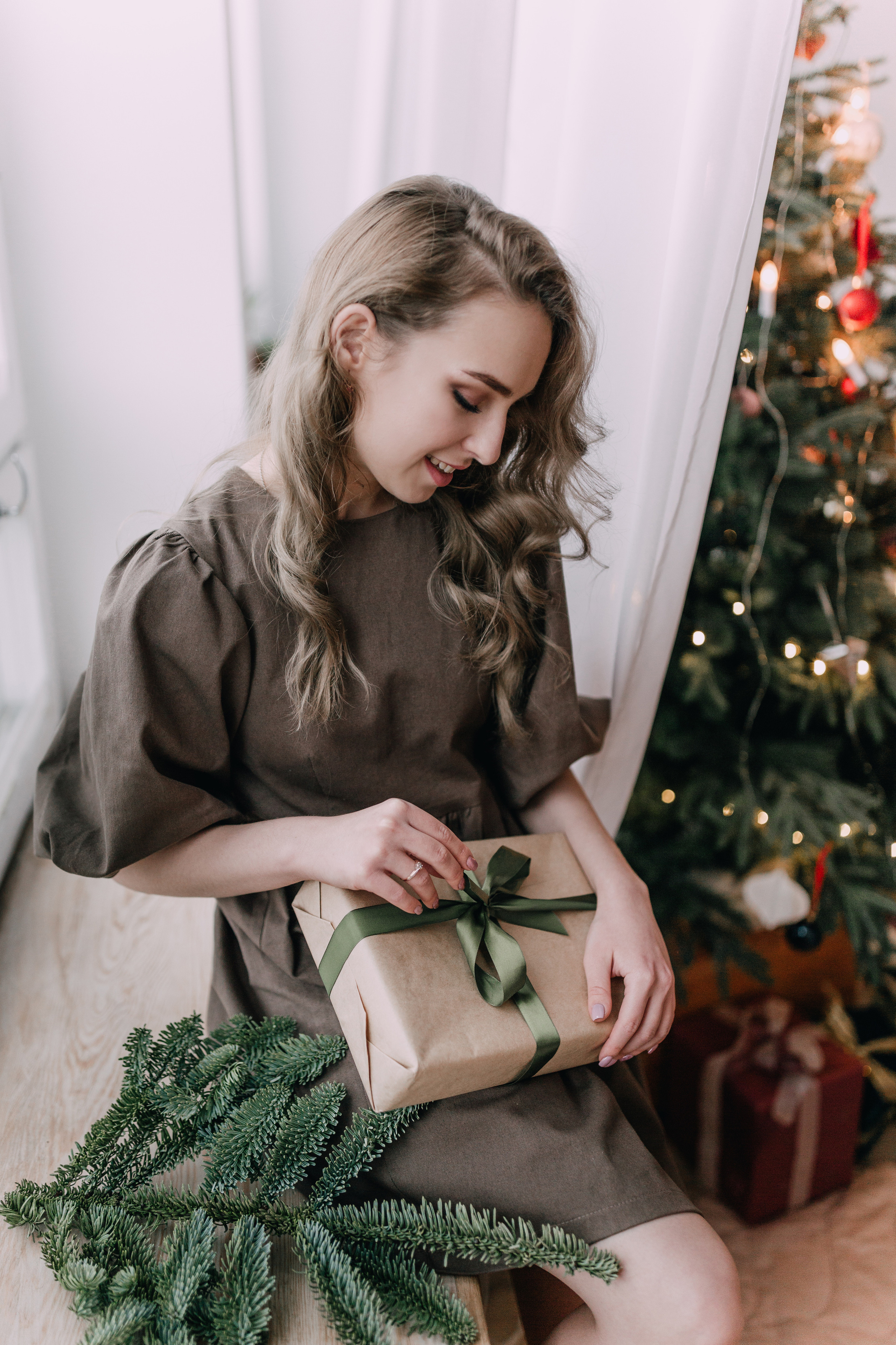 Photoshoot Christmas story with Masha. Photographe à Rouen, France