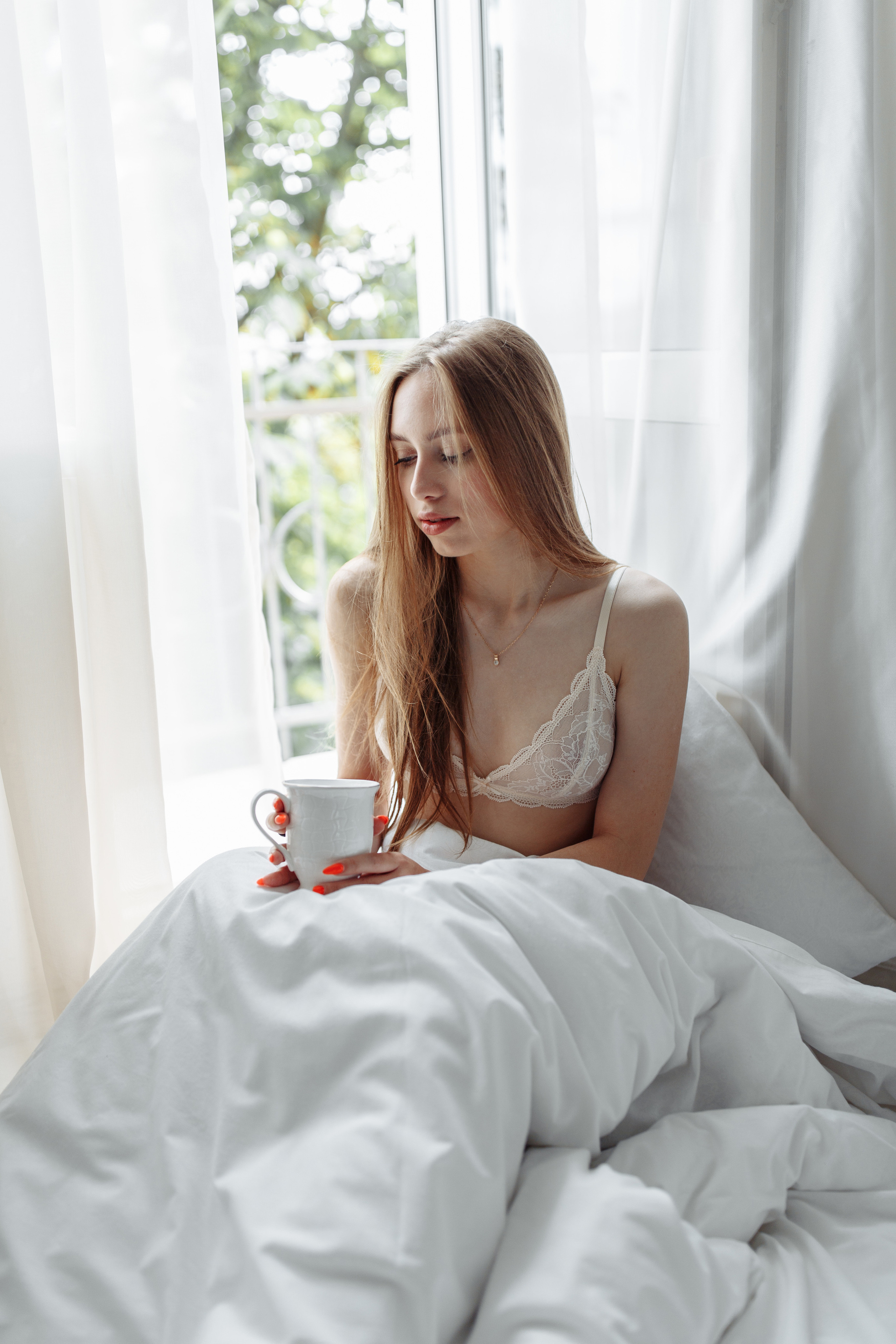 French breakfast with Olya. Фотограф, Руан, Франция