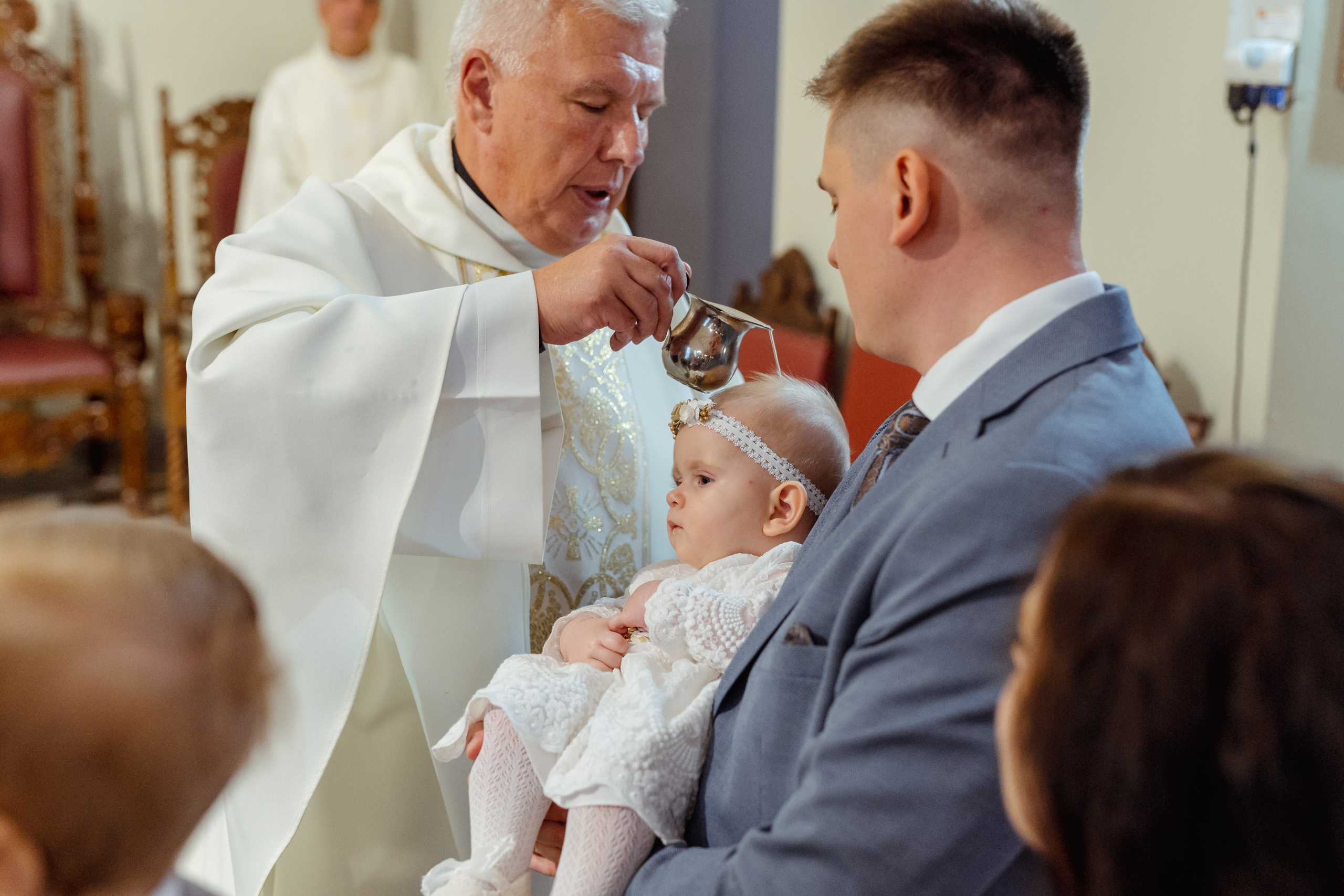 Reportaż z okazji Chrztu Świętego w Łodzi. Fotograf Łódź - sesja ciążowa, noworodkowa, dziecięca. Studio w Łodzi