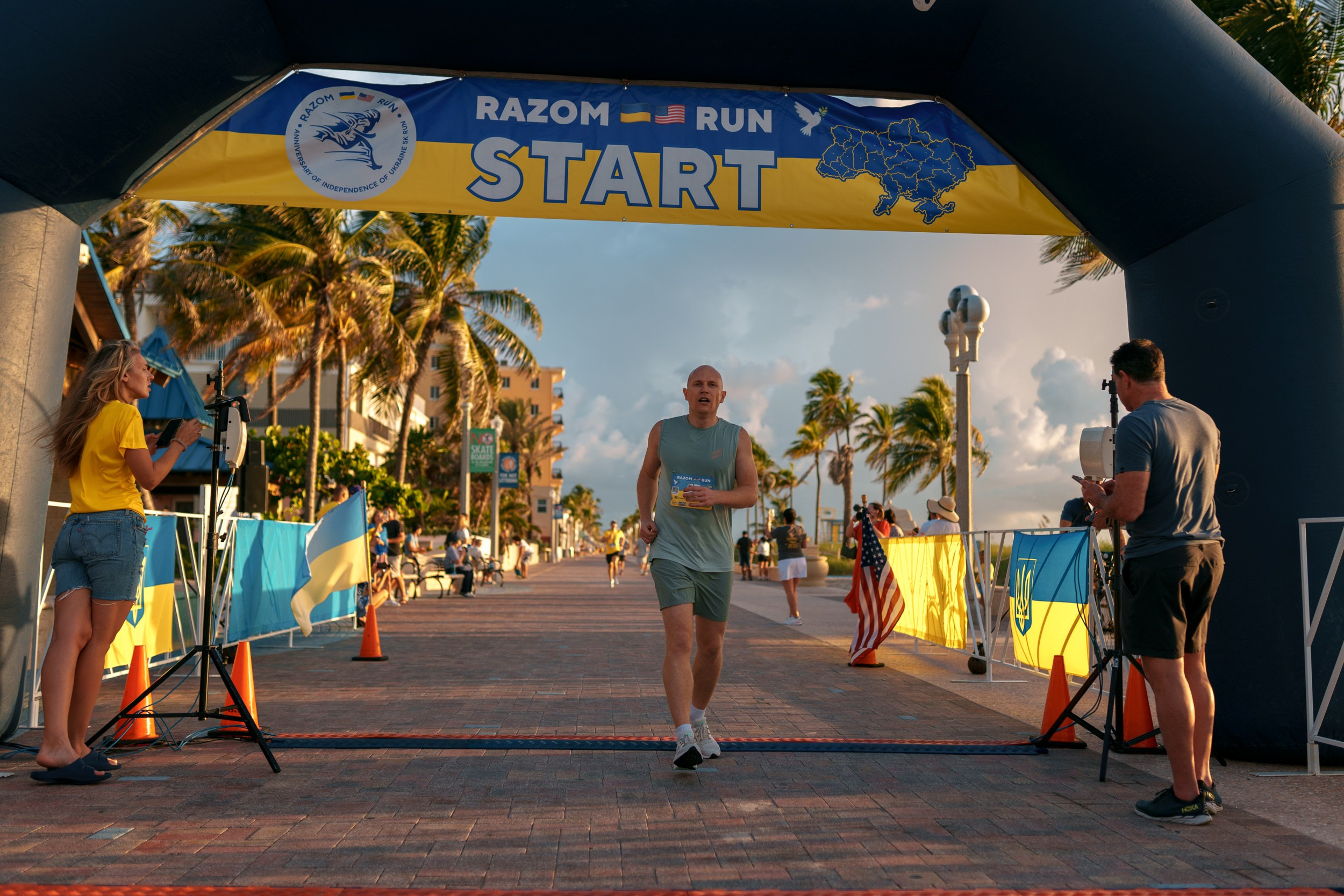 RAZOM RUN. ФОТОГРАФ ФЛОРИДА МАЙАМИ