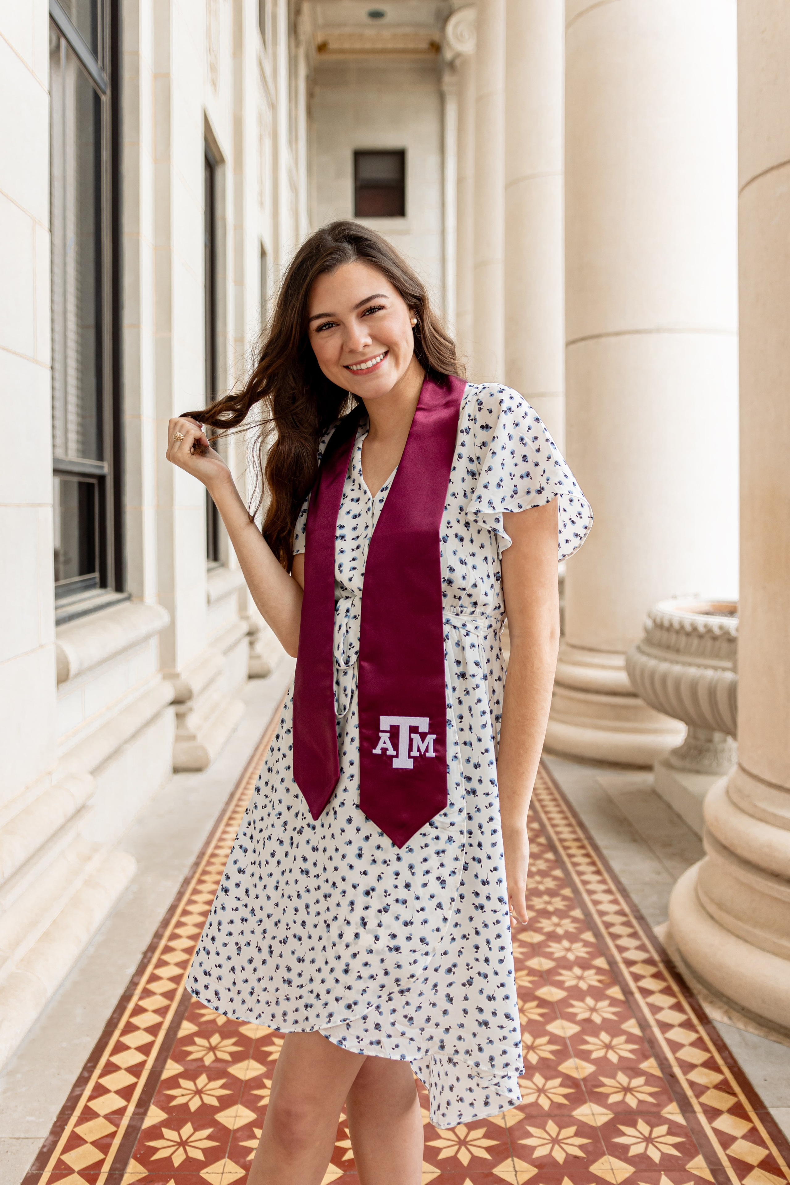 Lauren’s graduation photoshoot at Texas A&M University
